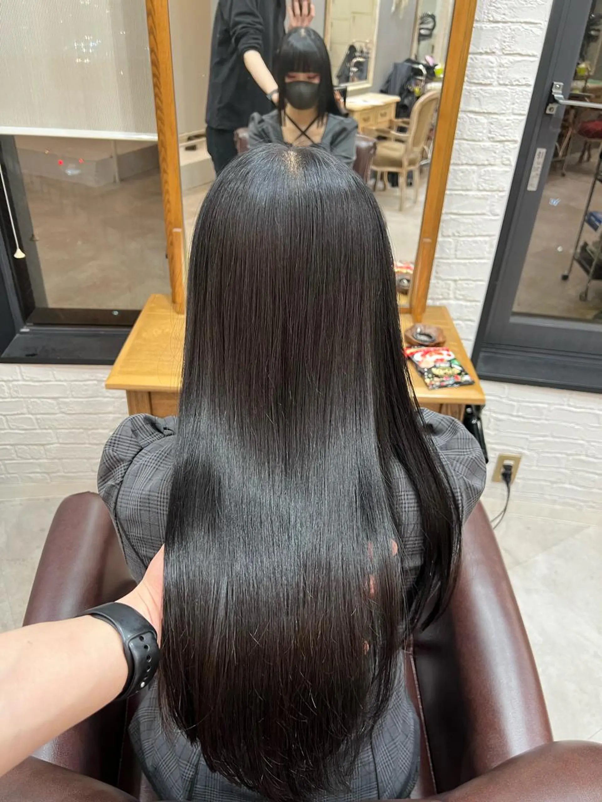 ロング カラー 髪質改善ストレート Kantaのヘアスタイル