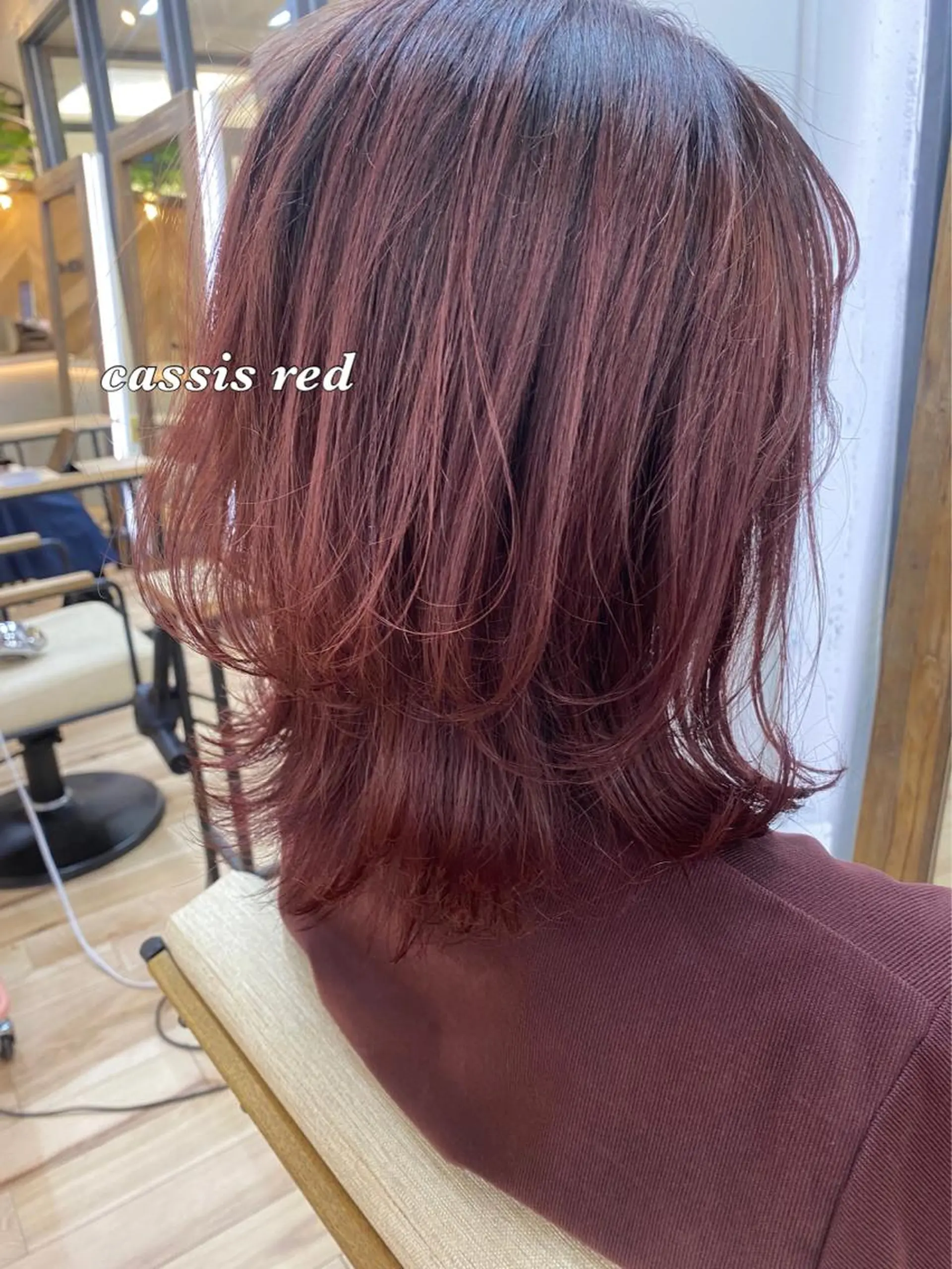 ミディアム おおつき ありかのヘアスタイル