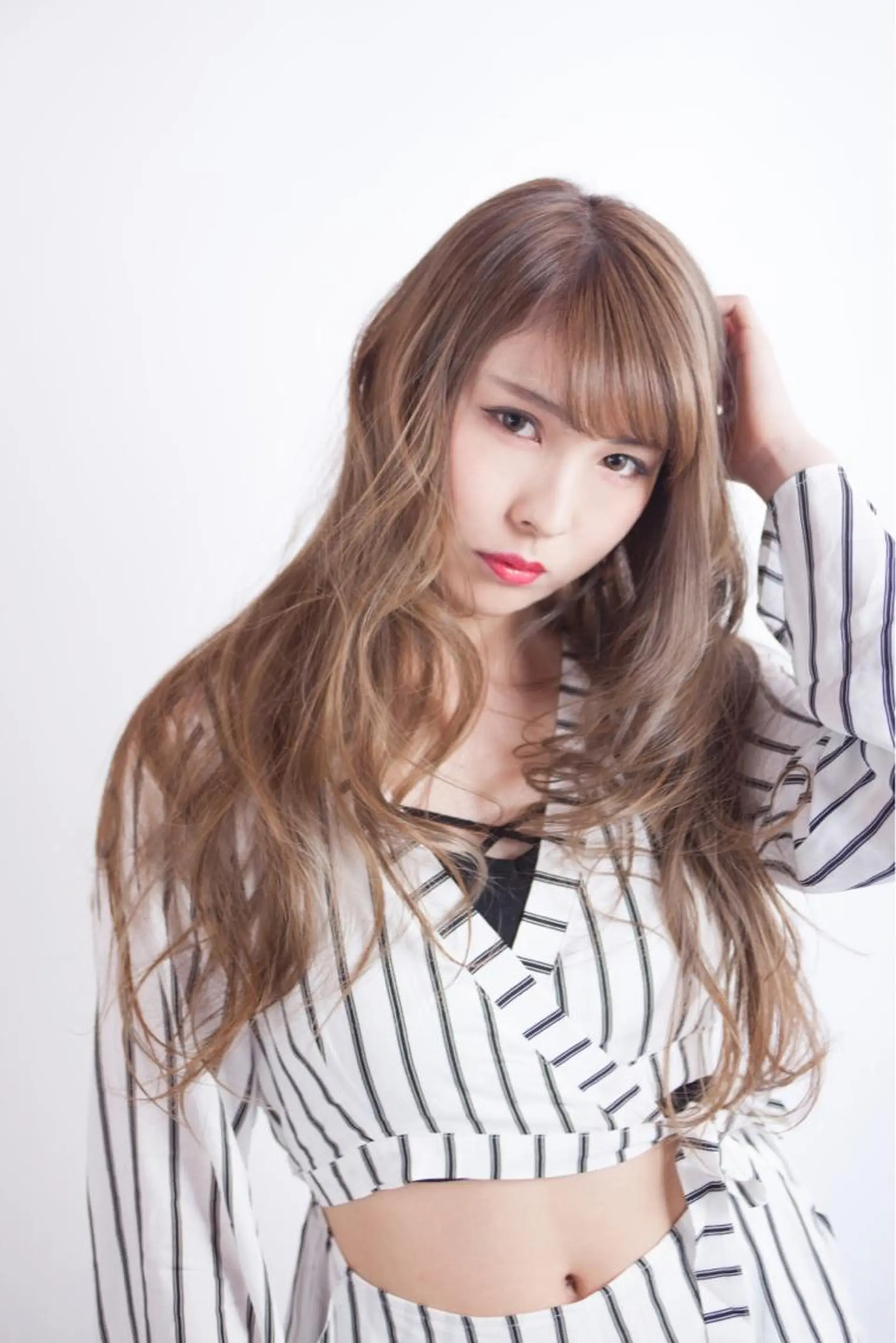 ロング カラー パーマ 山野井 誠のヘアスタイル