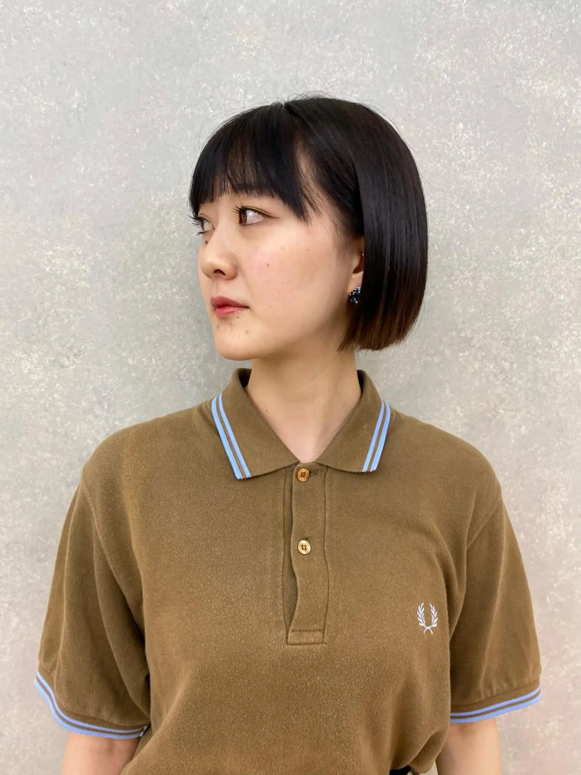 ショート カラー ボブ 顔周りカット/透明感 カラー✂️MEIのヘアスタイル