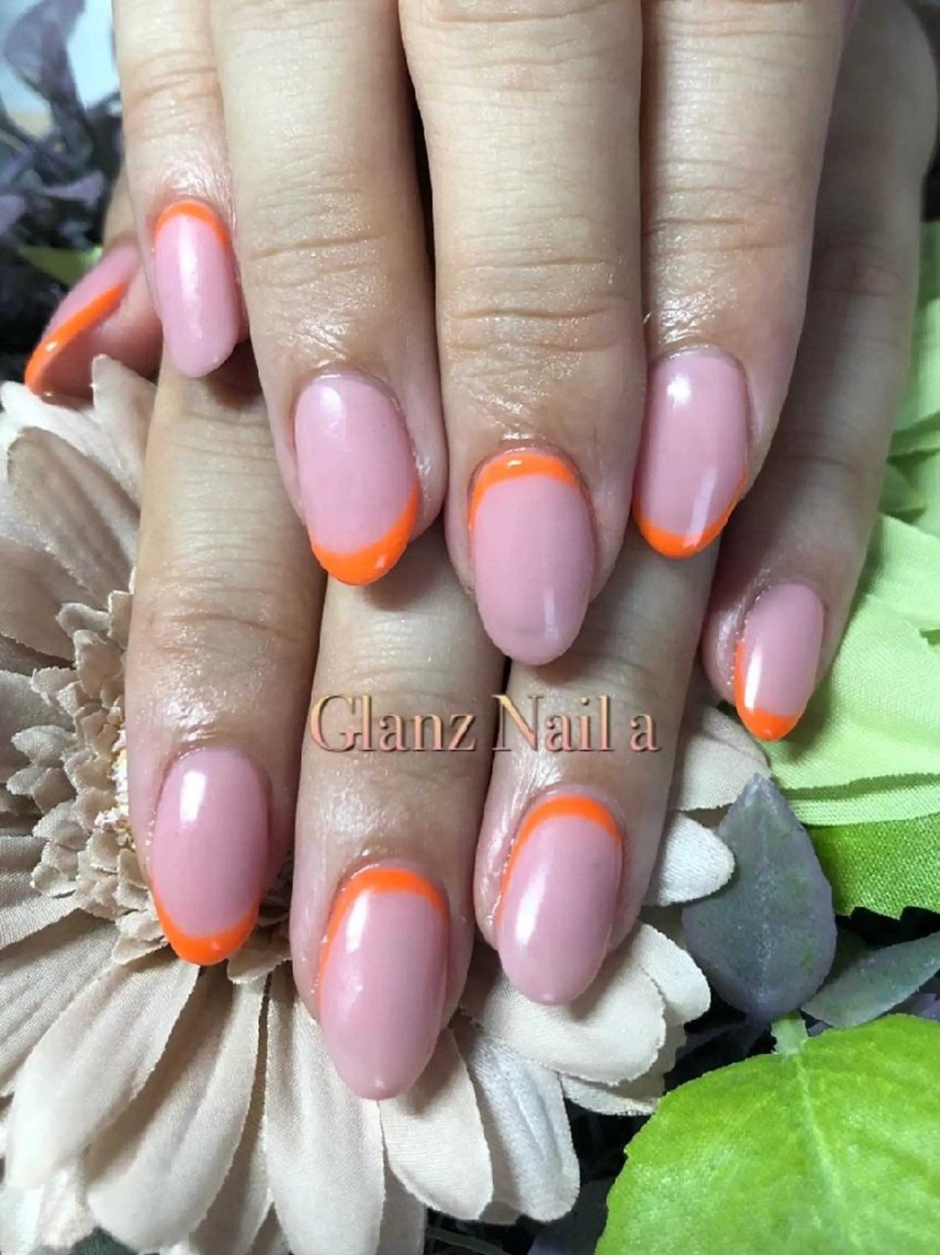 ネイル フレンチネイル Glanz  Nail aのネイルデザイン
