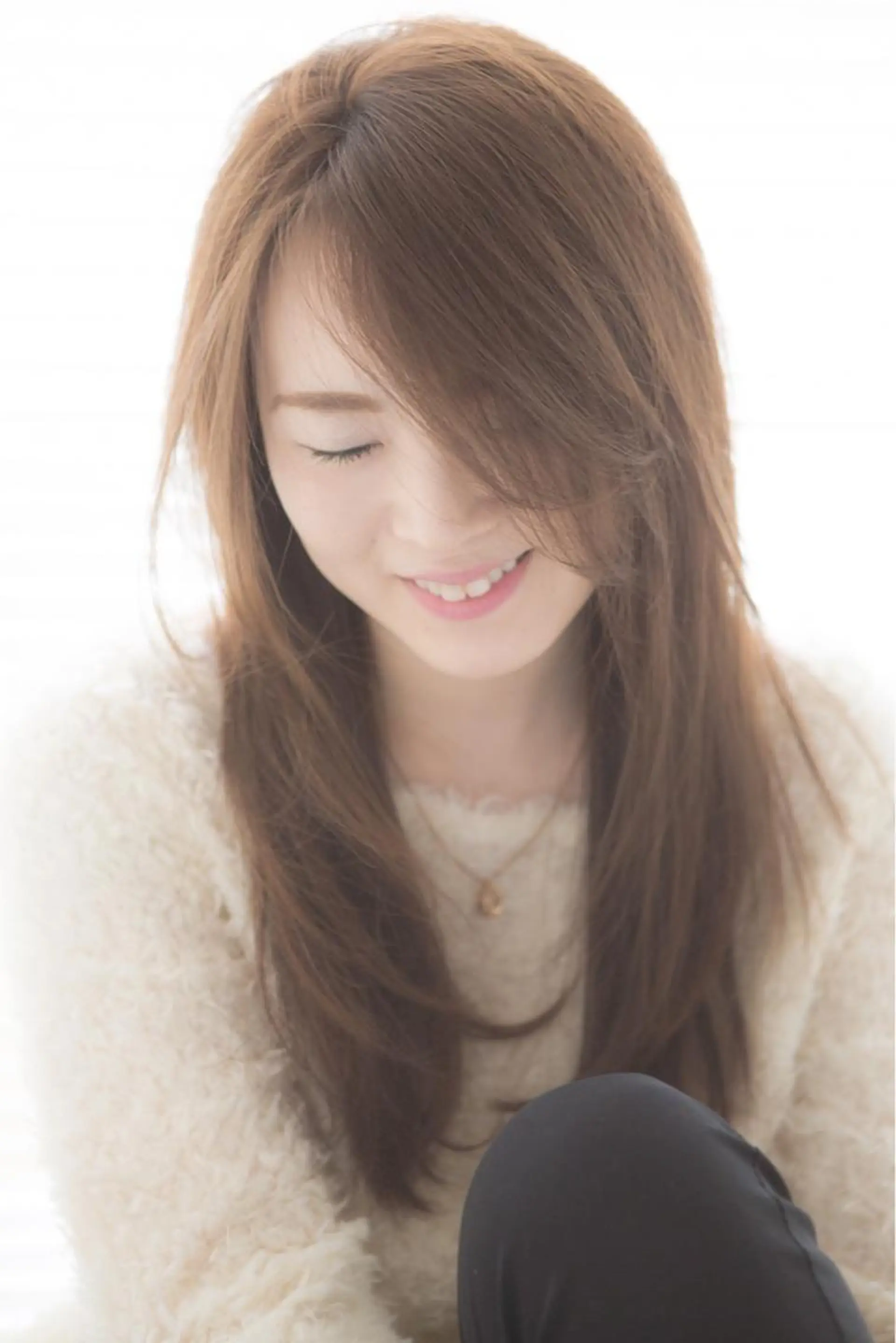 ロング レイヤーカット ロング 角 大輔のヘアスタイル