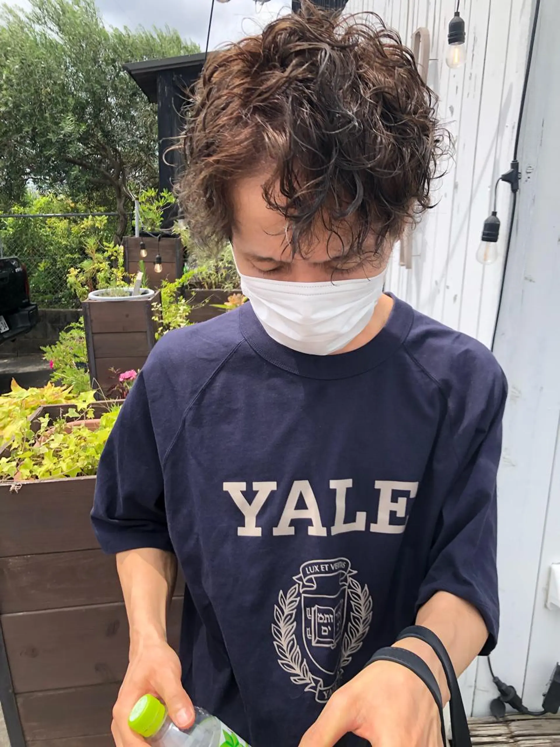 ショート パーマ メンズ カット ヘアカラー デザインカット🎨 ボブ🫟おざきのヘアスタイル