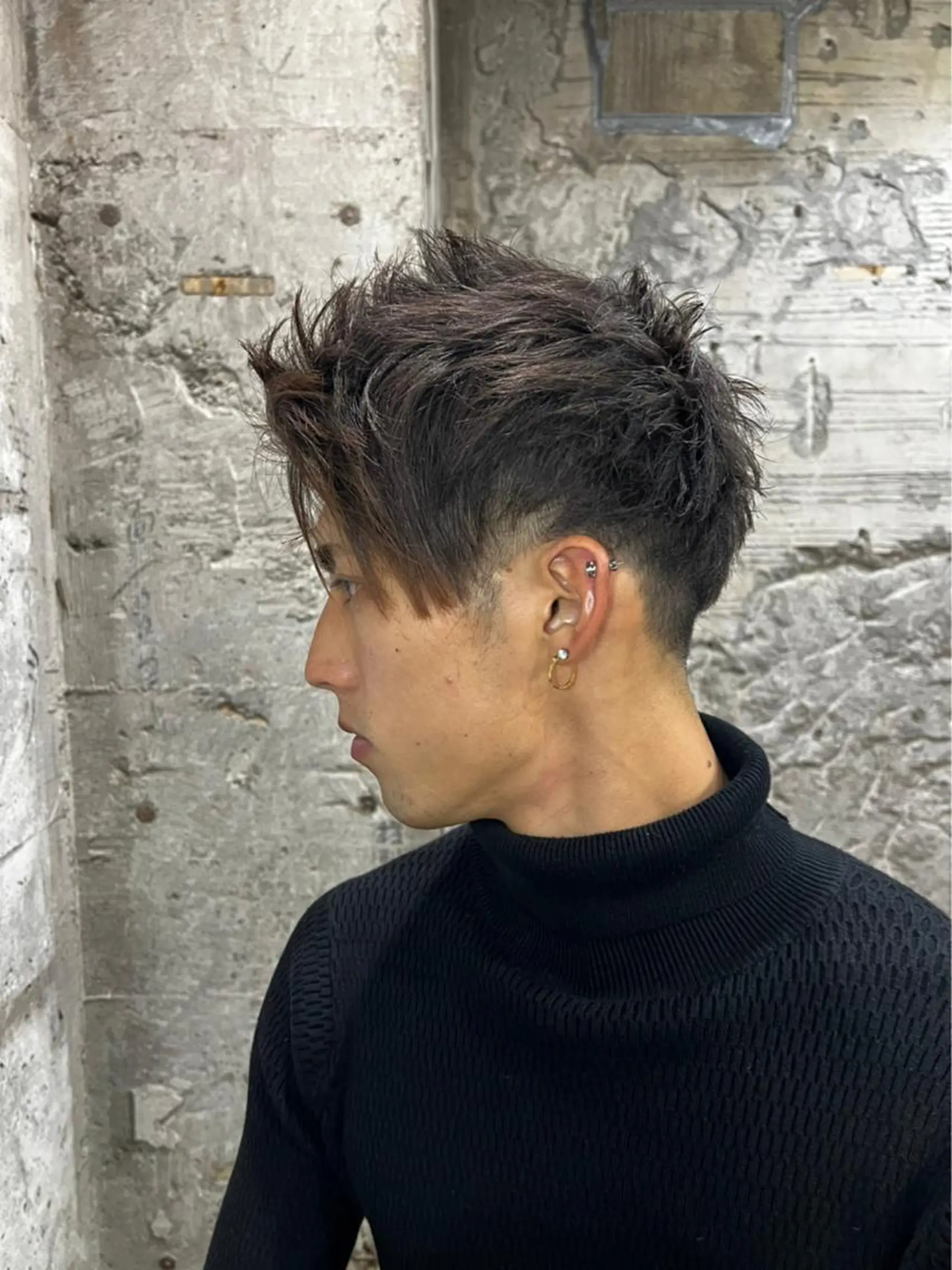 ショート ヘアアレンジ メンズ アップバング ショートヘア ［似合わせヘア］ ✂︎OGURO✂︎のヘアスタイル