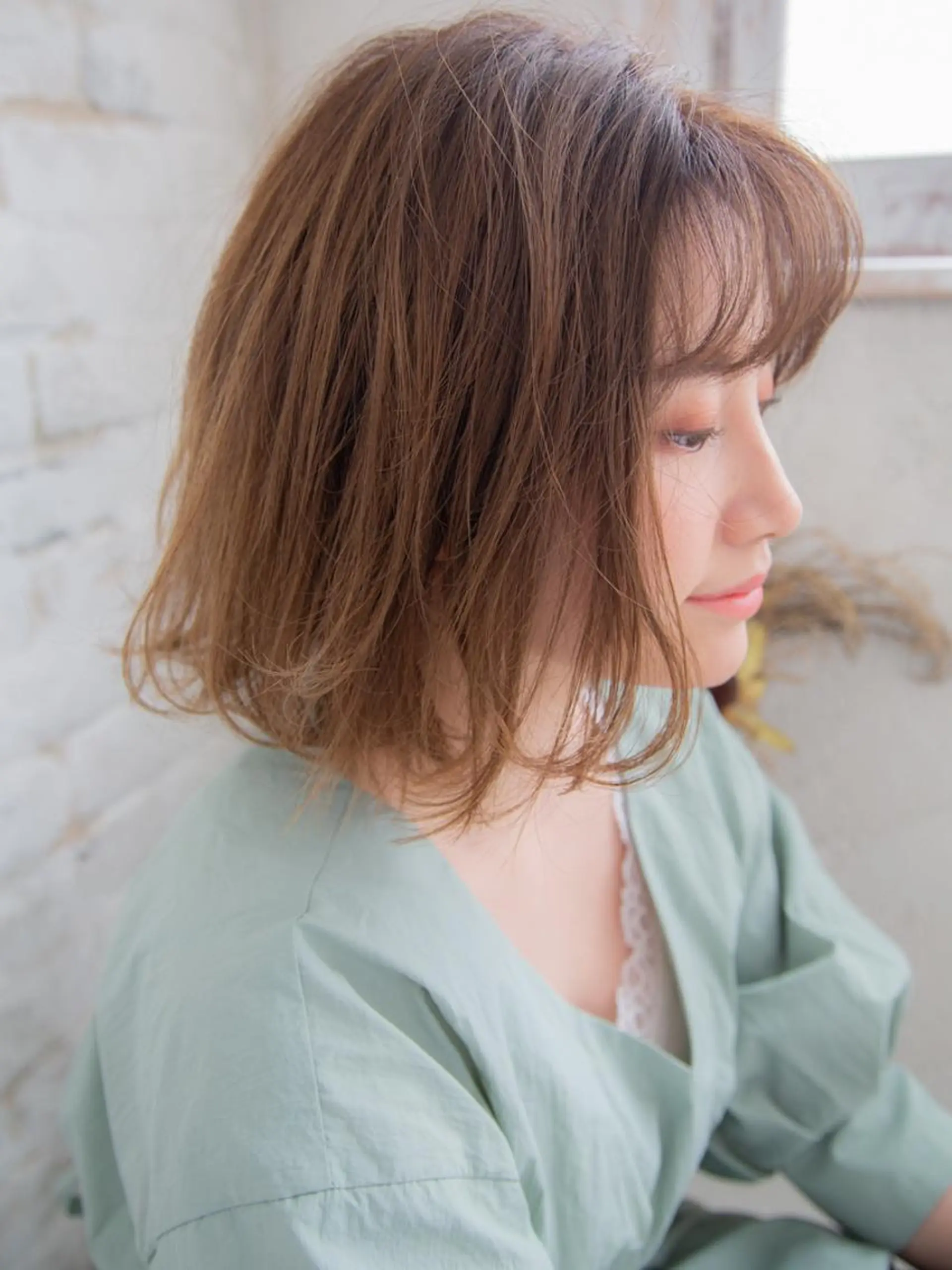 ミディアム La・sol HAIRのヘアスタイル