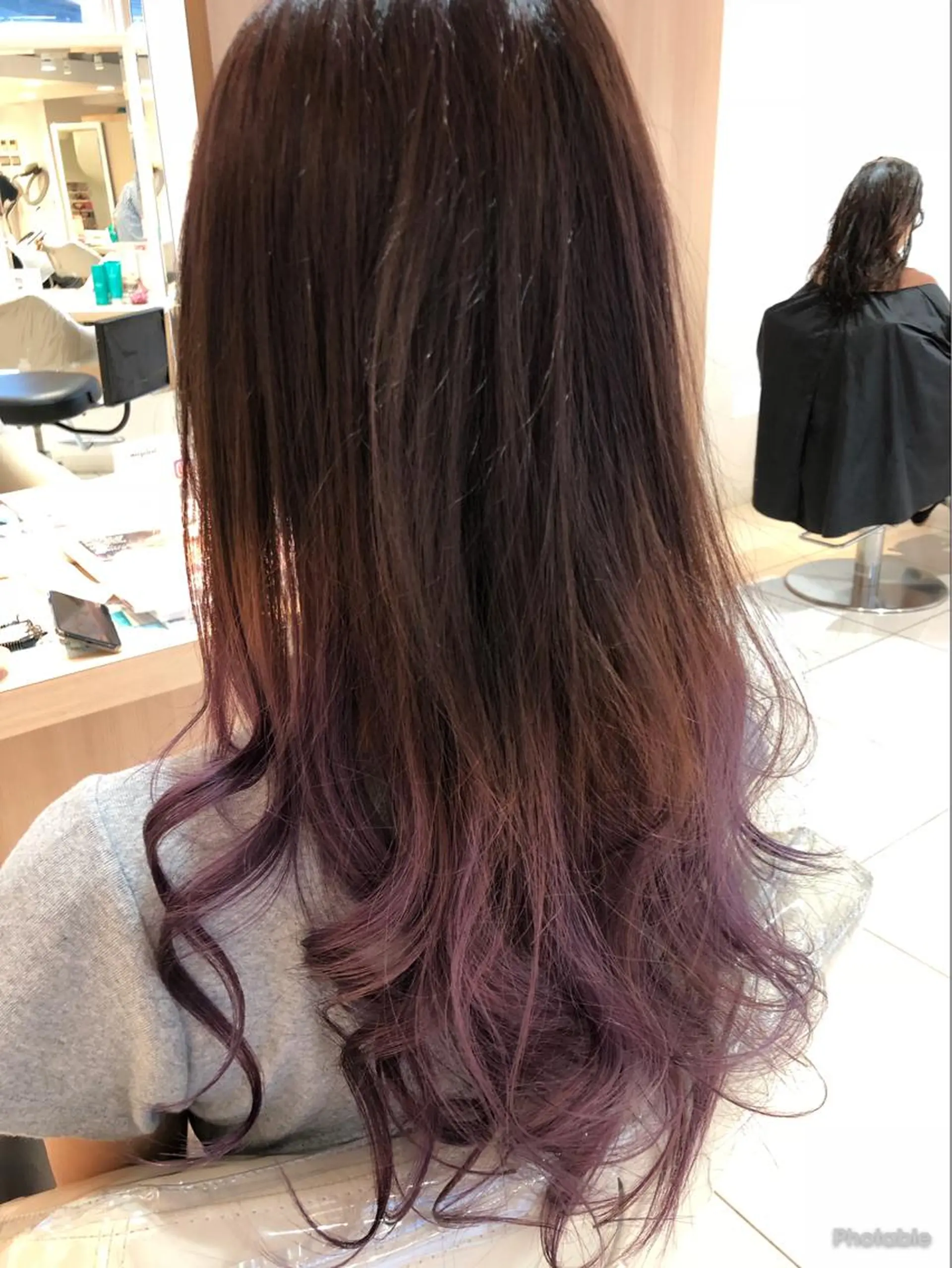 ロング 縮毛矯正/髪質改善 継続する美髪のヘアスタイル