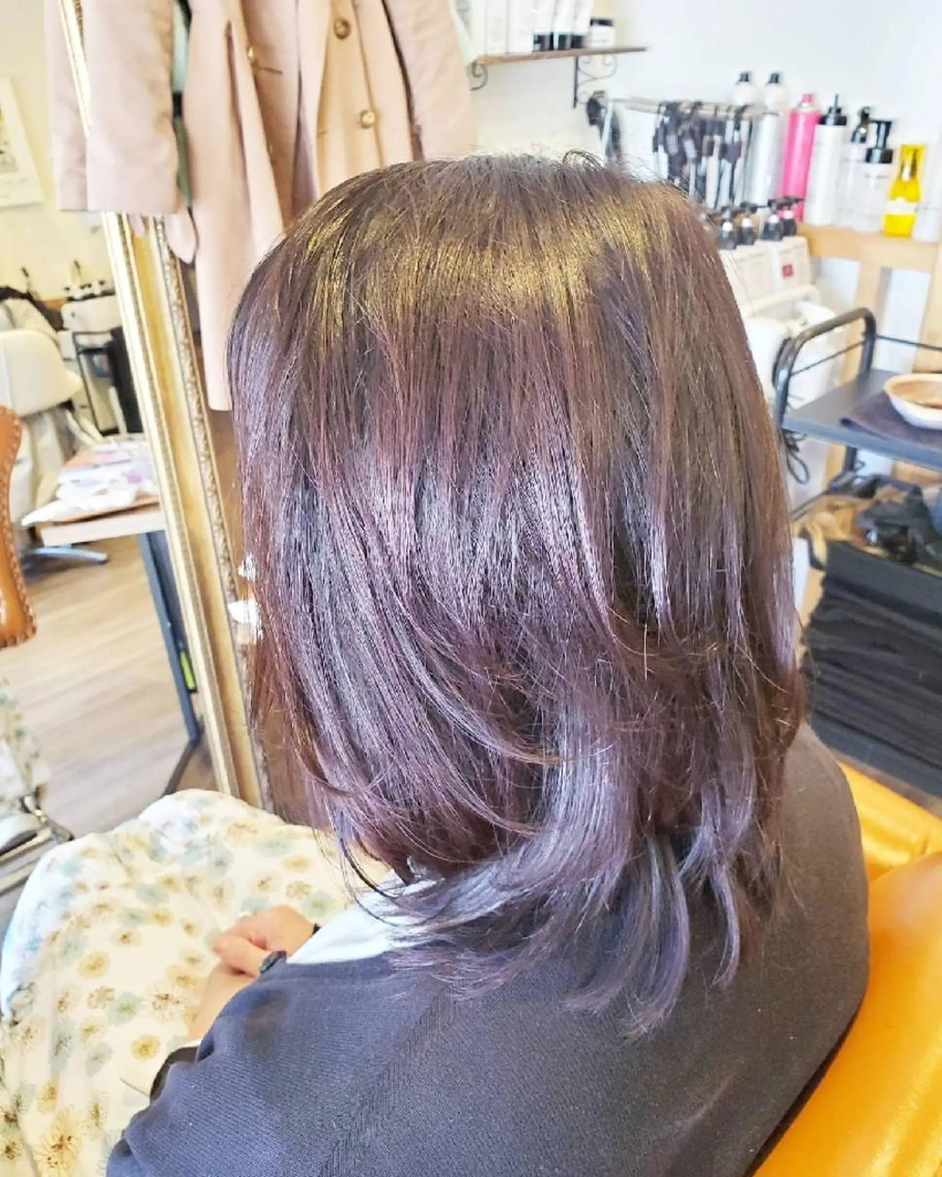 ミディアム カラー アディクシーカラー ブリーチ イルミナカラー 外国人風カラー トリートメント カット ヘアカラー トリートメント spa hair  ark 富井直美のヘアスタイル