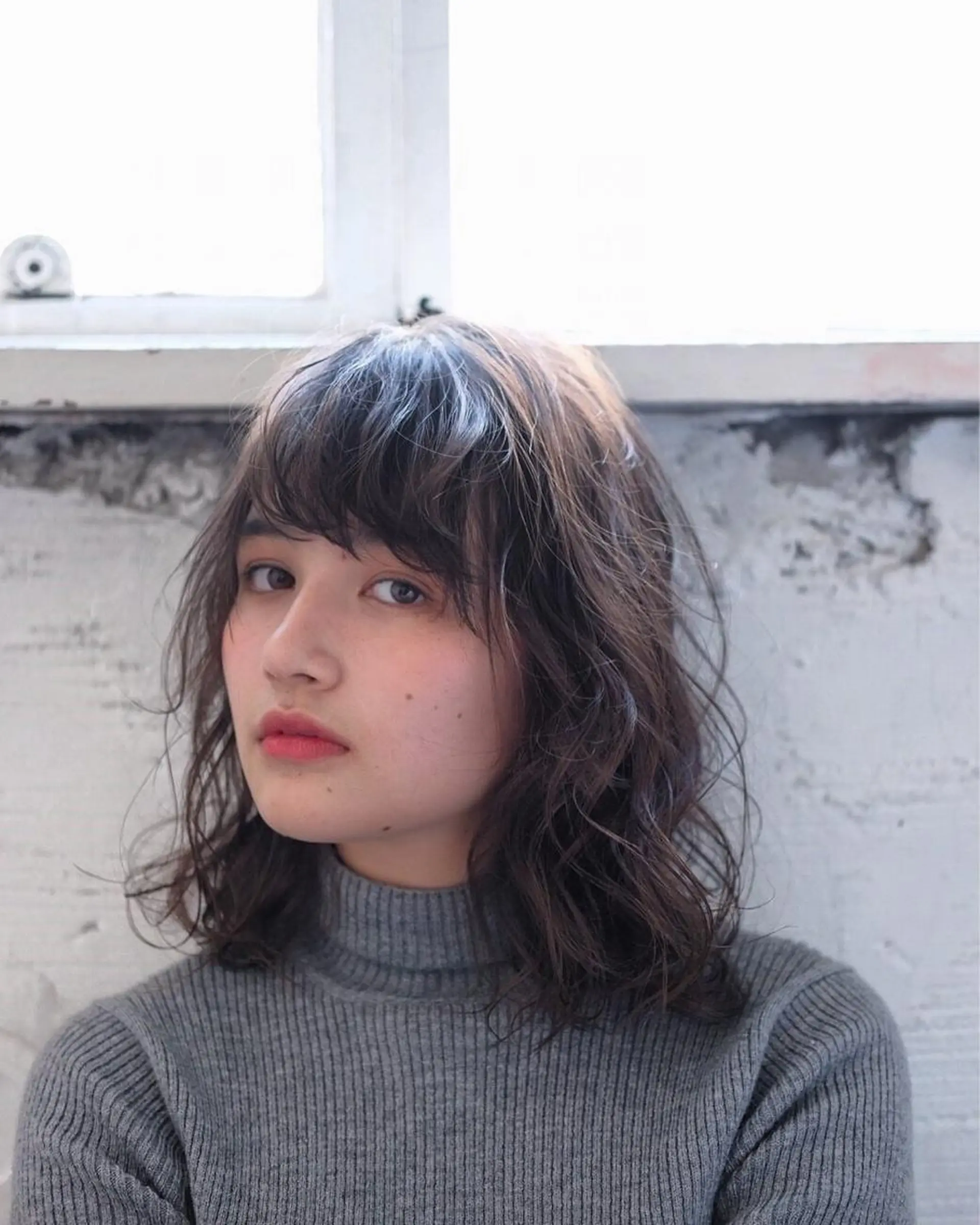 ミディアム カラー パーマ ヘアアレンジ メンズパーマの巨匠 鈴木純のヘアスタイル