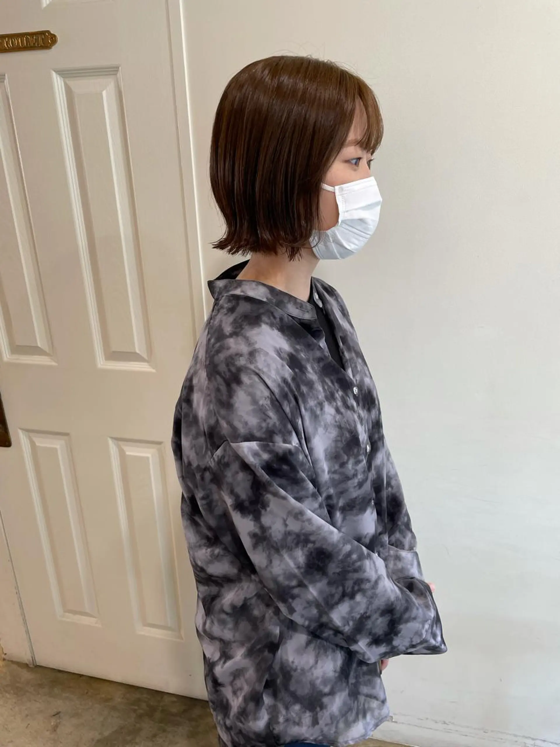 ショート カラー ベージュカラー ブリーチ ダブルカラー ブリーチなしカラー ヘアカラー トリートメント MIOベージュカラー 柔らかいカラーのヘアスタイル