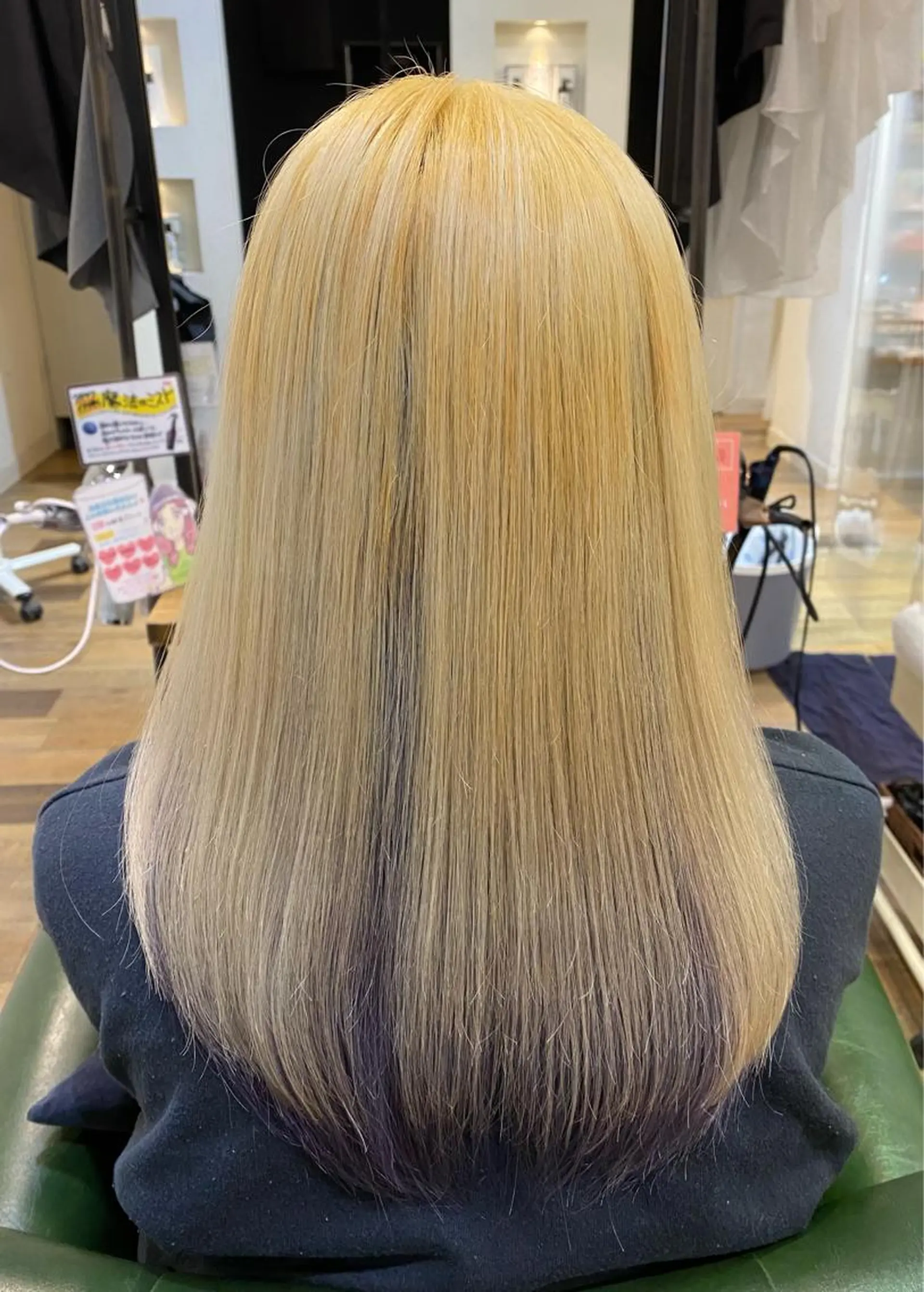 ロング カラー ブロンド パープルカラー ルジャルダン戸塚 🌼ゆきののヘアスタイル