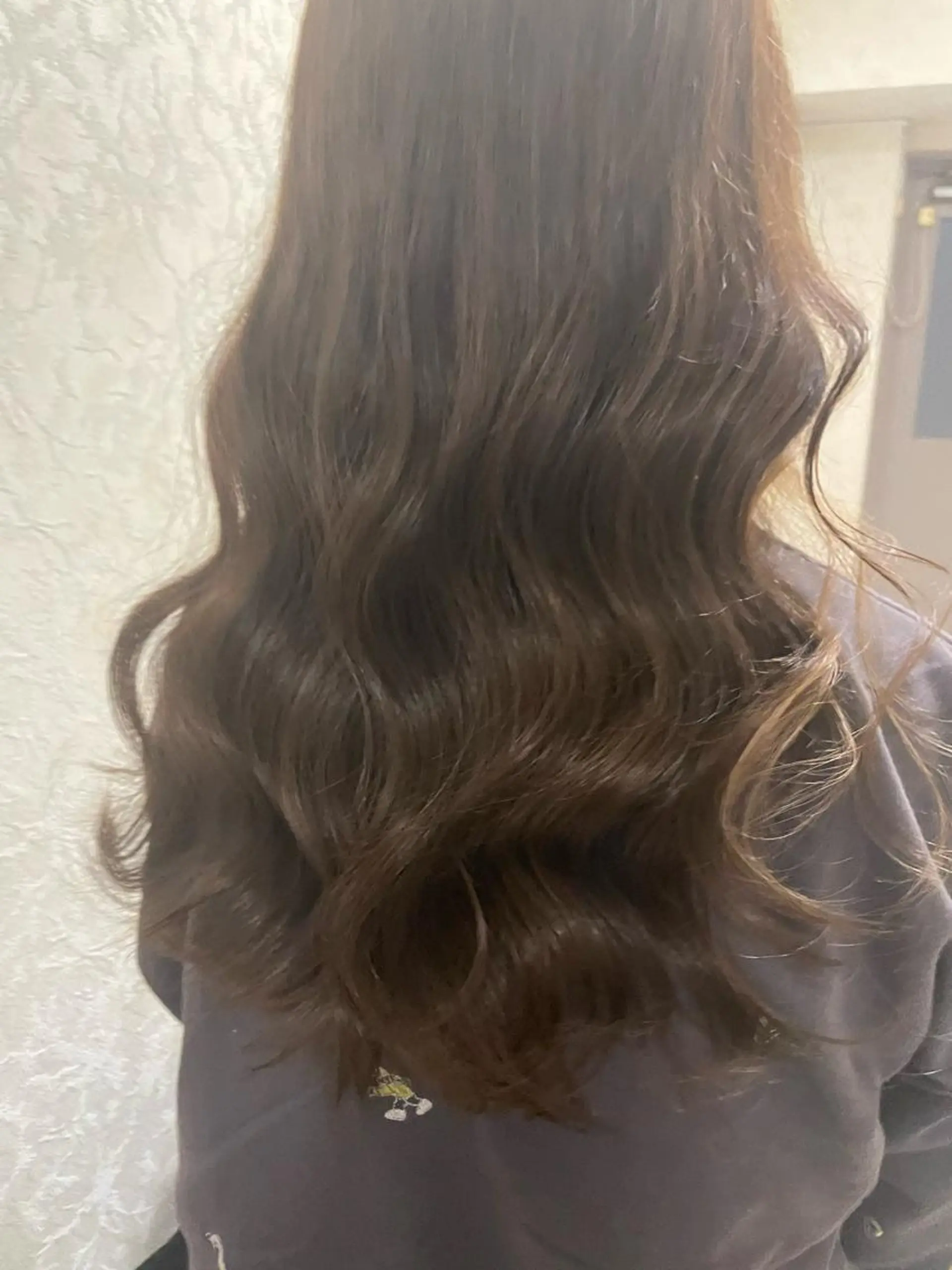 セミロング カラー カット ヘアセット 透けるカラー💐 maeのヘアスタイル