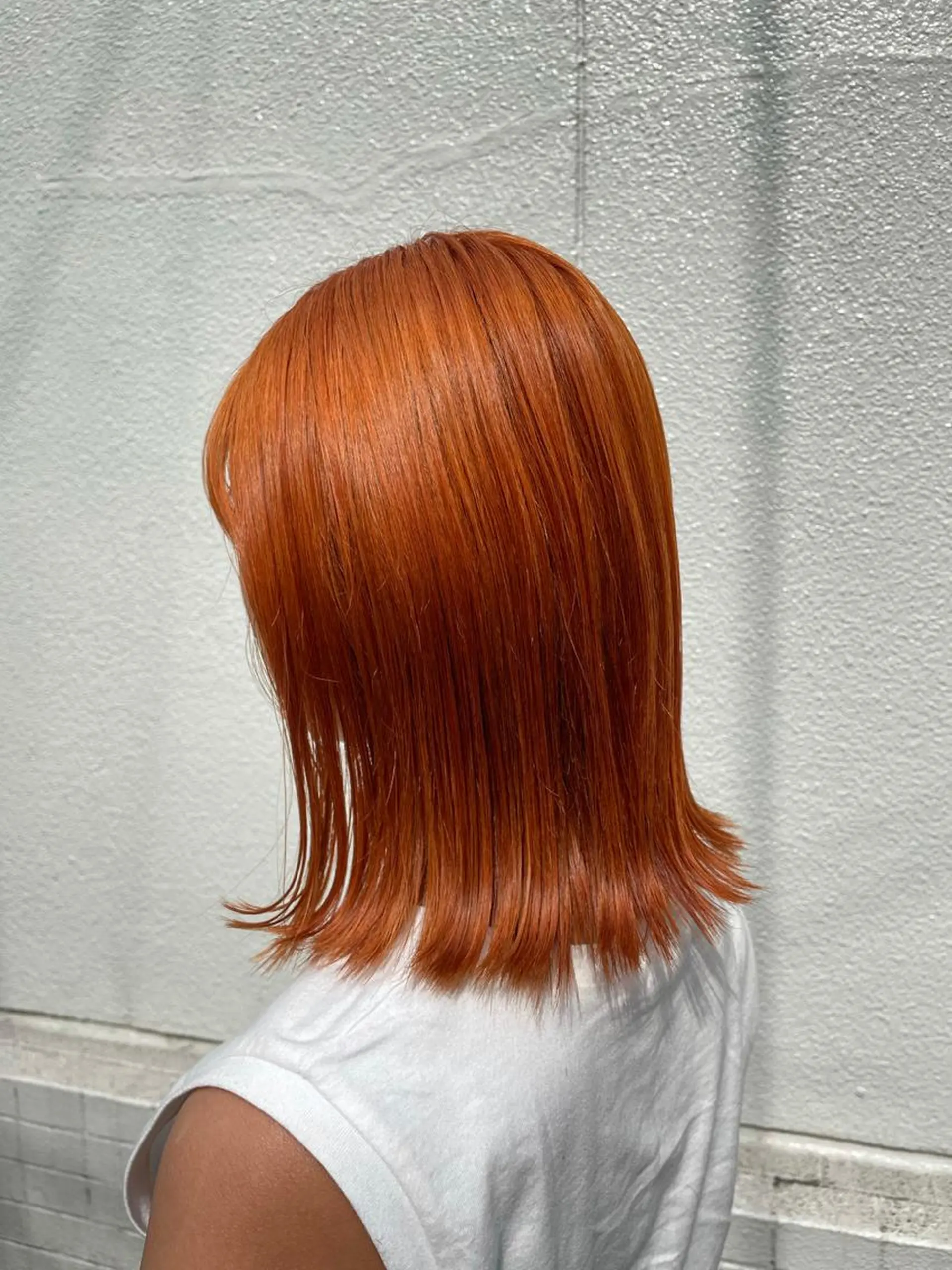 ミディアム カラー オカモト ミユウのヘアスタイル