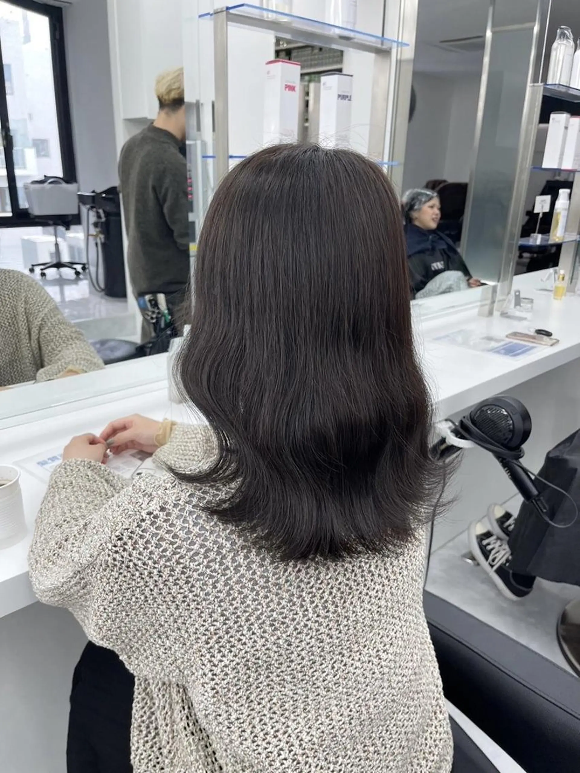 カラー 透明感くすみカラー 🩶カナタ🩶のヘアスタイル