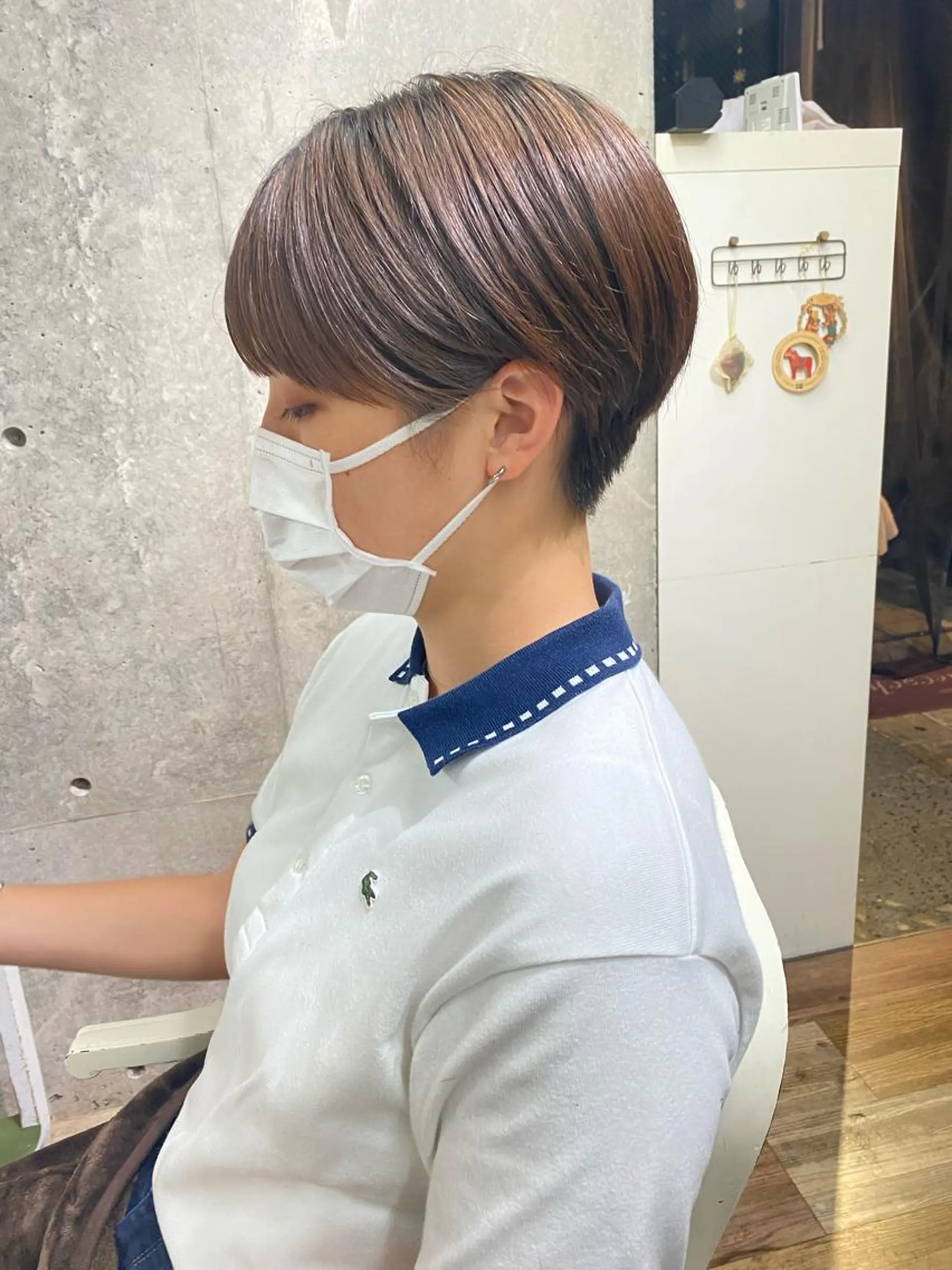 ショート ハンサムショート ショートヘア 梅津 光帆のヘアスタイル