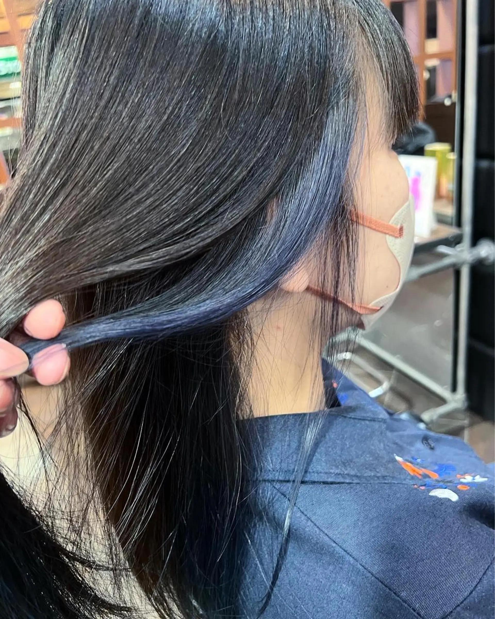 ロング カラー apollo yokohama所属・バレイヤージュ横浜 ハイライトのヘアスタイル