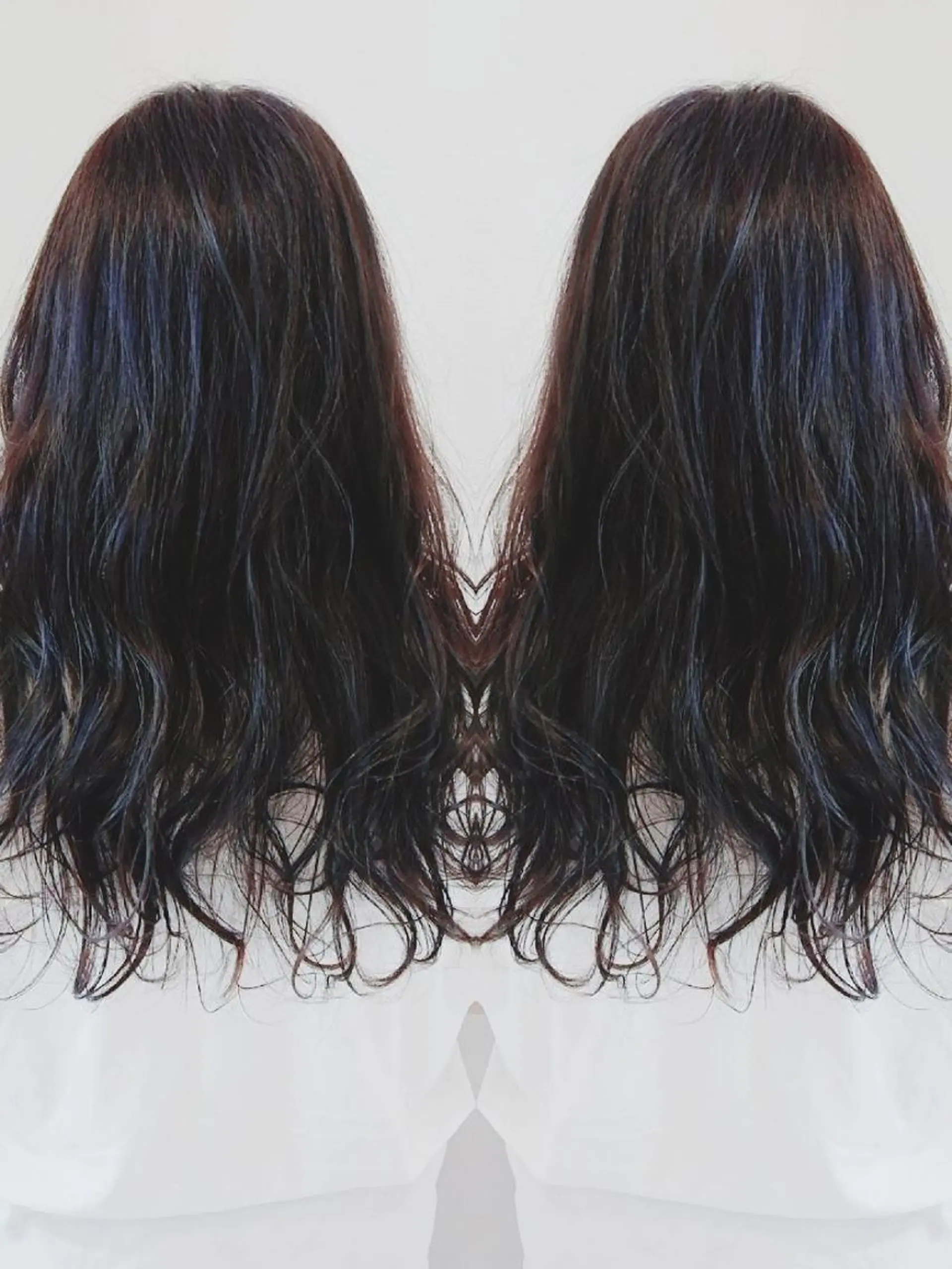 セミロング カラー ヘアアレンジ タッセルボブ× 美髪・髪質改善のヘアスタイル