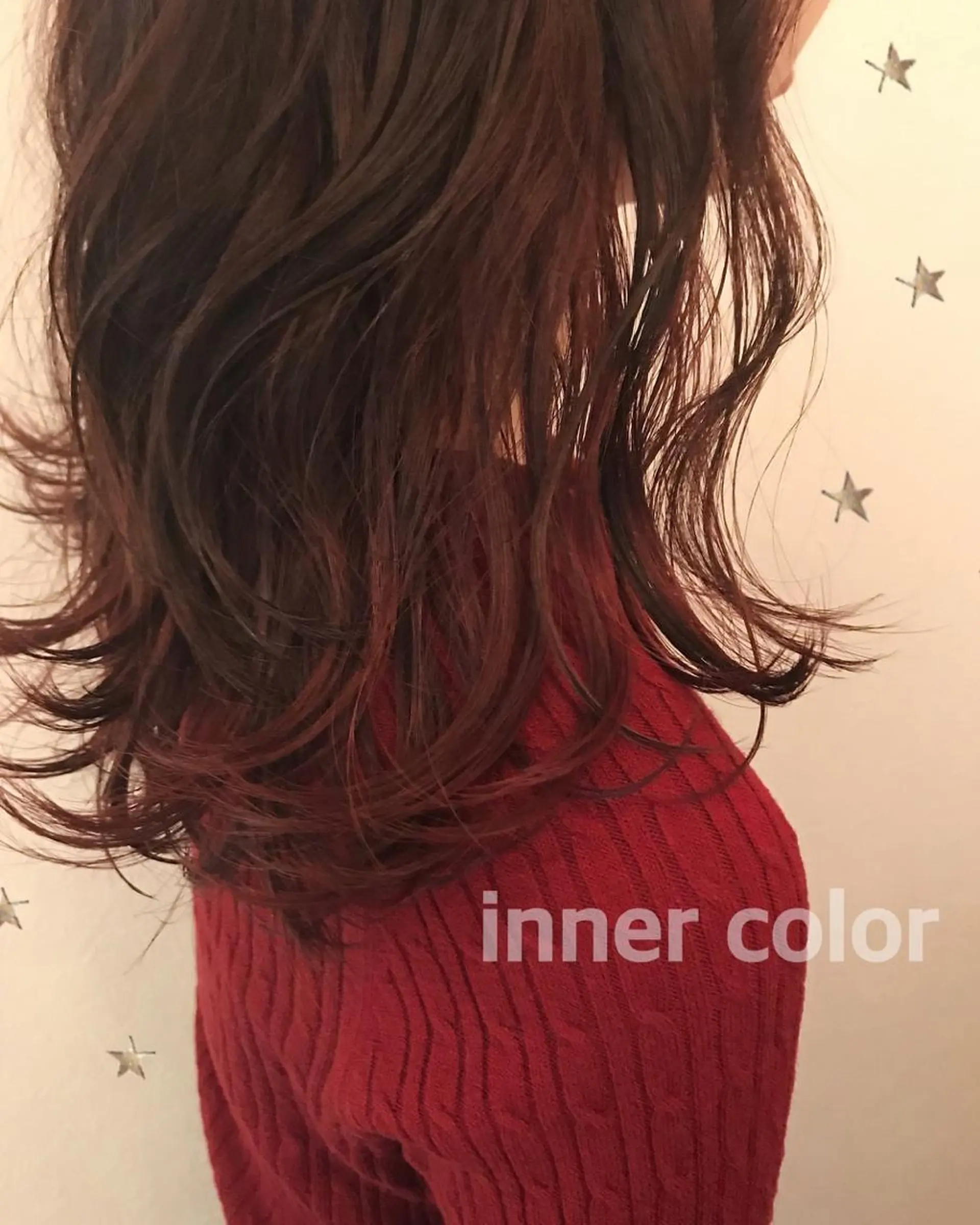 ミディアム カラー ブリーチ レッドカラー salon AKIRA所属・市川 千夏のヘアスタイル