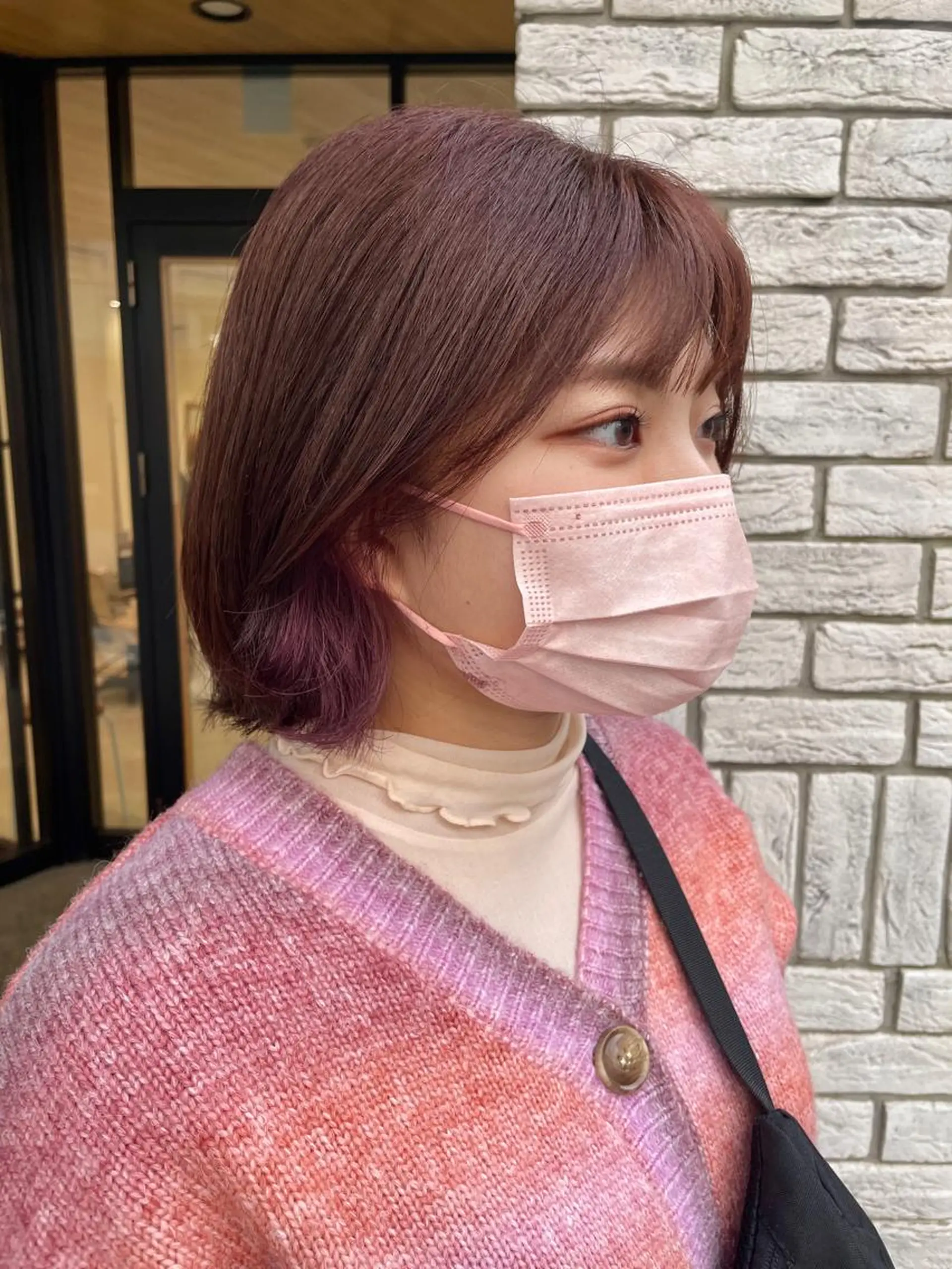 ミディアム カラー パープルカラー カラー/レイヤー/ 髪質改善/PAAQのヘアスタイル