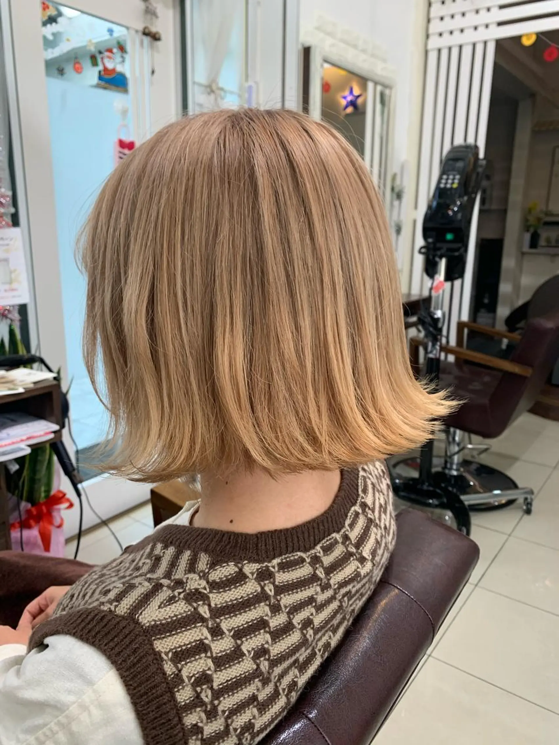 ミディアム カラー ヘアアレンジ メンズ キッズ 竹井 寛喜のヘアスタイル