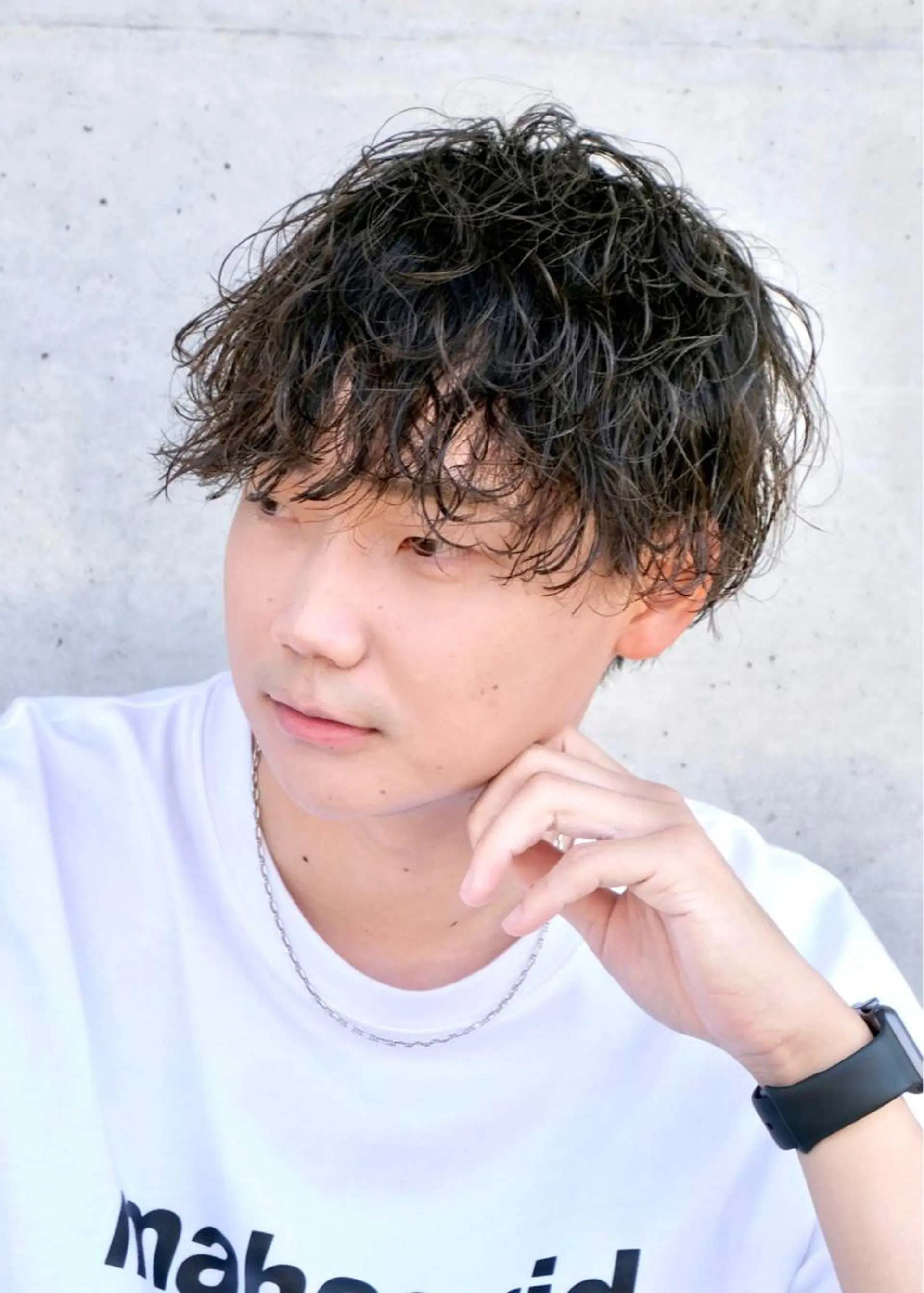 パーマ メンズ メンズパーマ 波巻きパーマ スパイラルパーマ 🫧垢抜けヘア🫧 工藤真愛のヘアスタイル