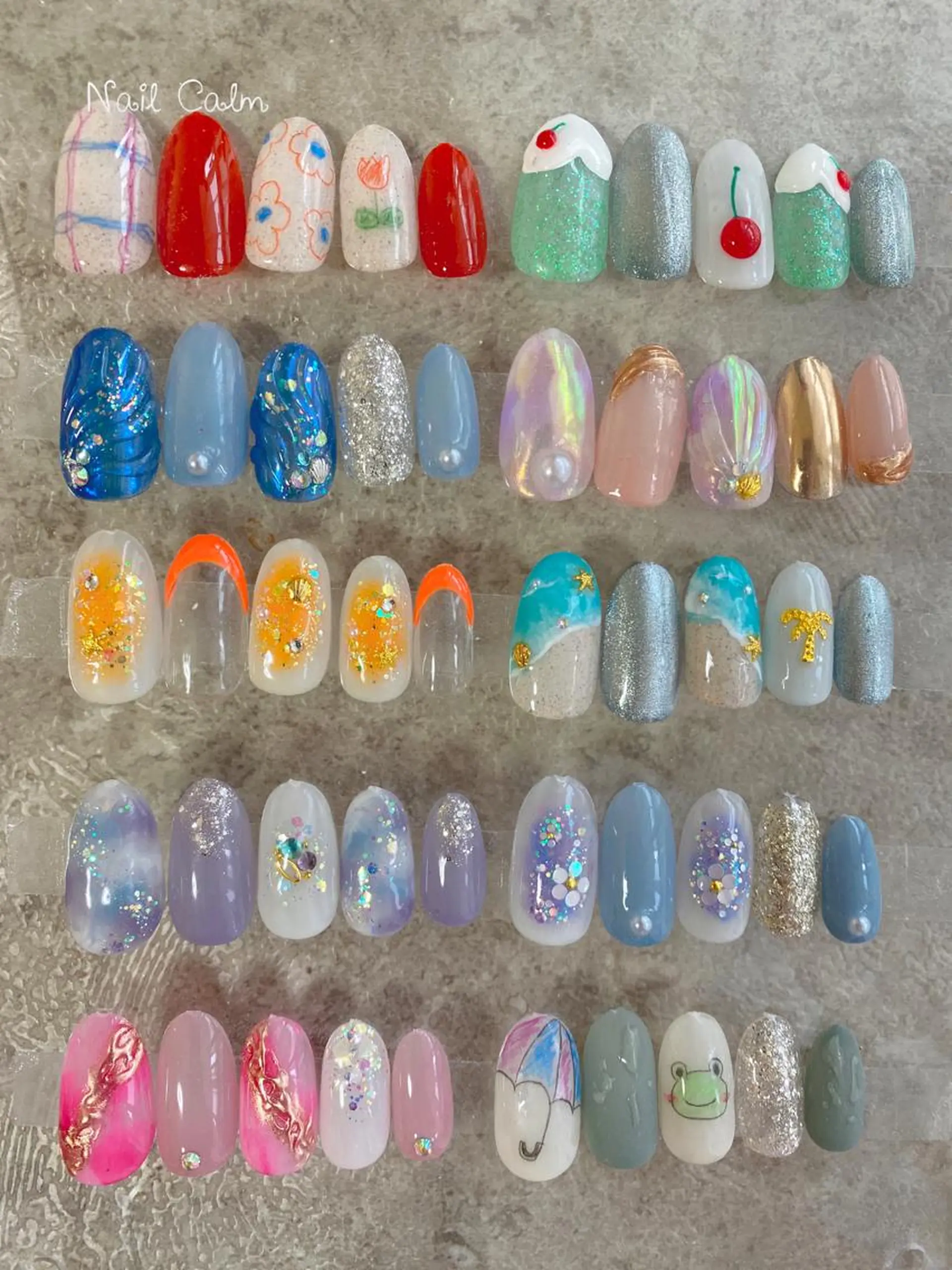 ネイル アートネイル ハンドネイル Nail Calm所属・プライベートサロン Calmのネイルデザイン