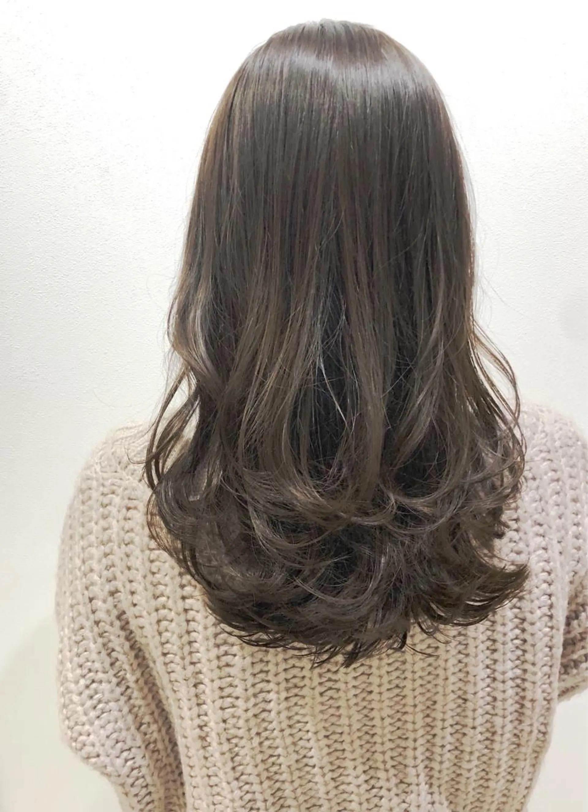 セミロング カラー 透明感カラー グレージュ レイヤーカット 顔まわり職人🇰🇷 韓国ヘア/KAITOのヘアスタイル