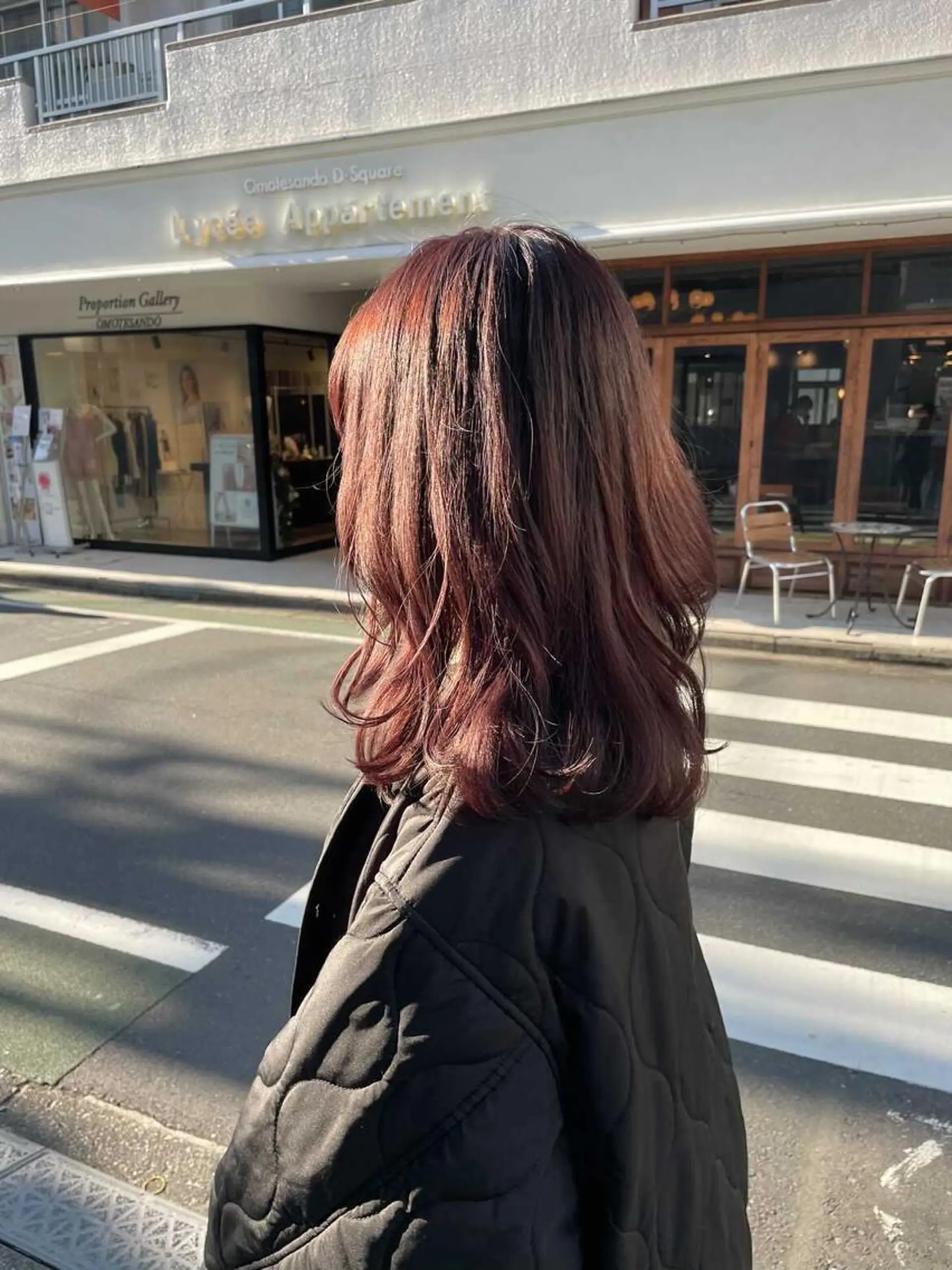 セミロング カラー 松本優香/ボブ/ダ ブルカラー/髪質改善のヘアスタイル