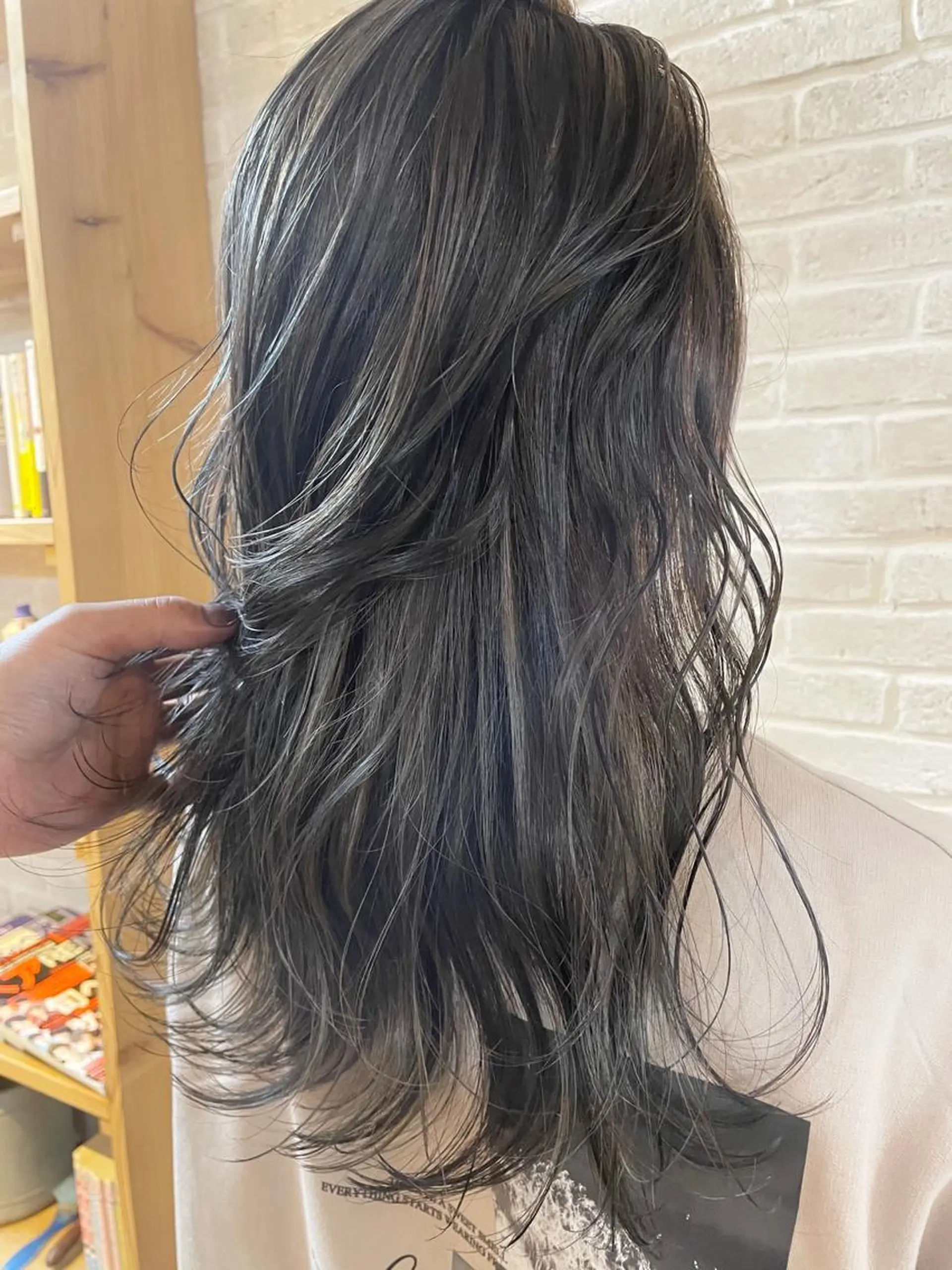 セミロング カラー hair salon Ranun髪質改善のヘアスタイル