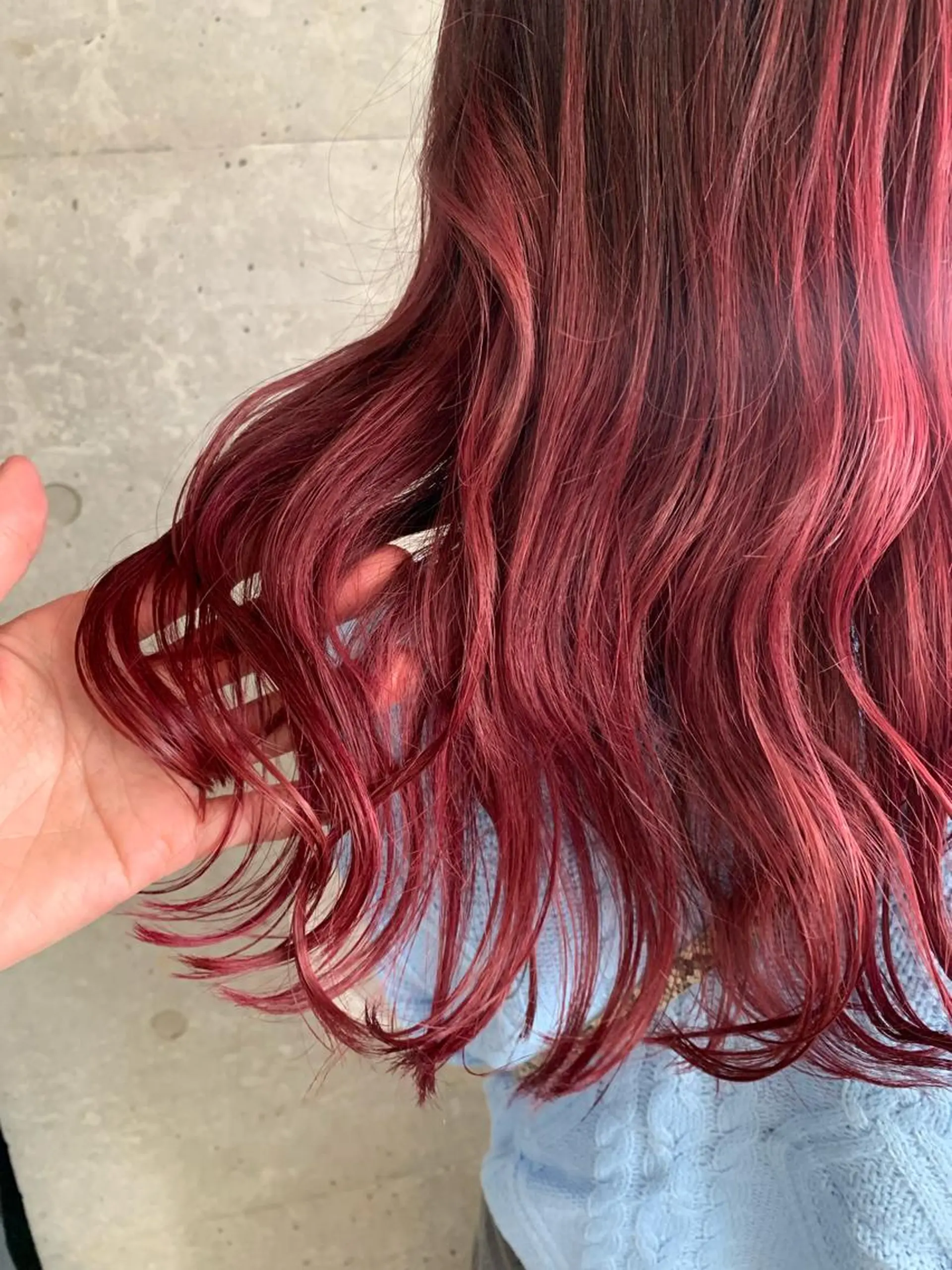 ロング カラー ボブパーマコテ巻き風 パーマNo1深江秀平のヘアスタイル