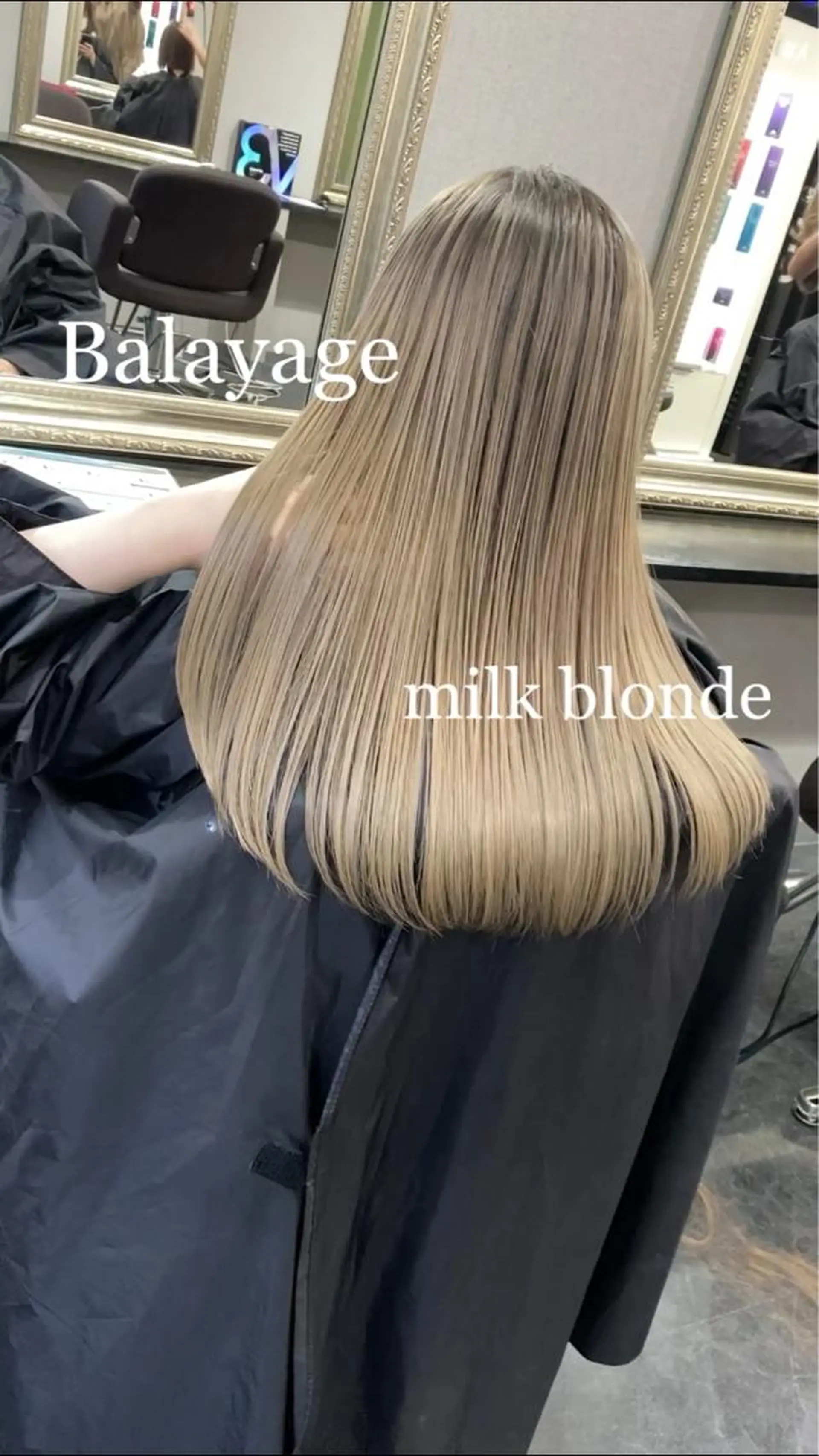 ロング カラー Selenehair 三条本店のヘアスタイル