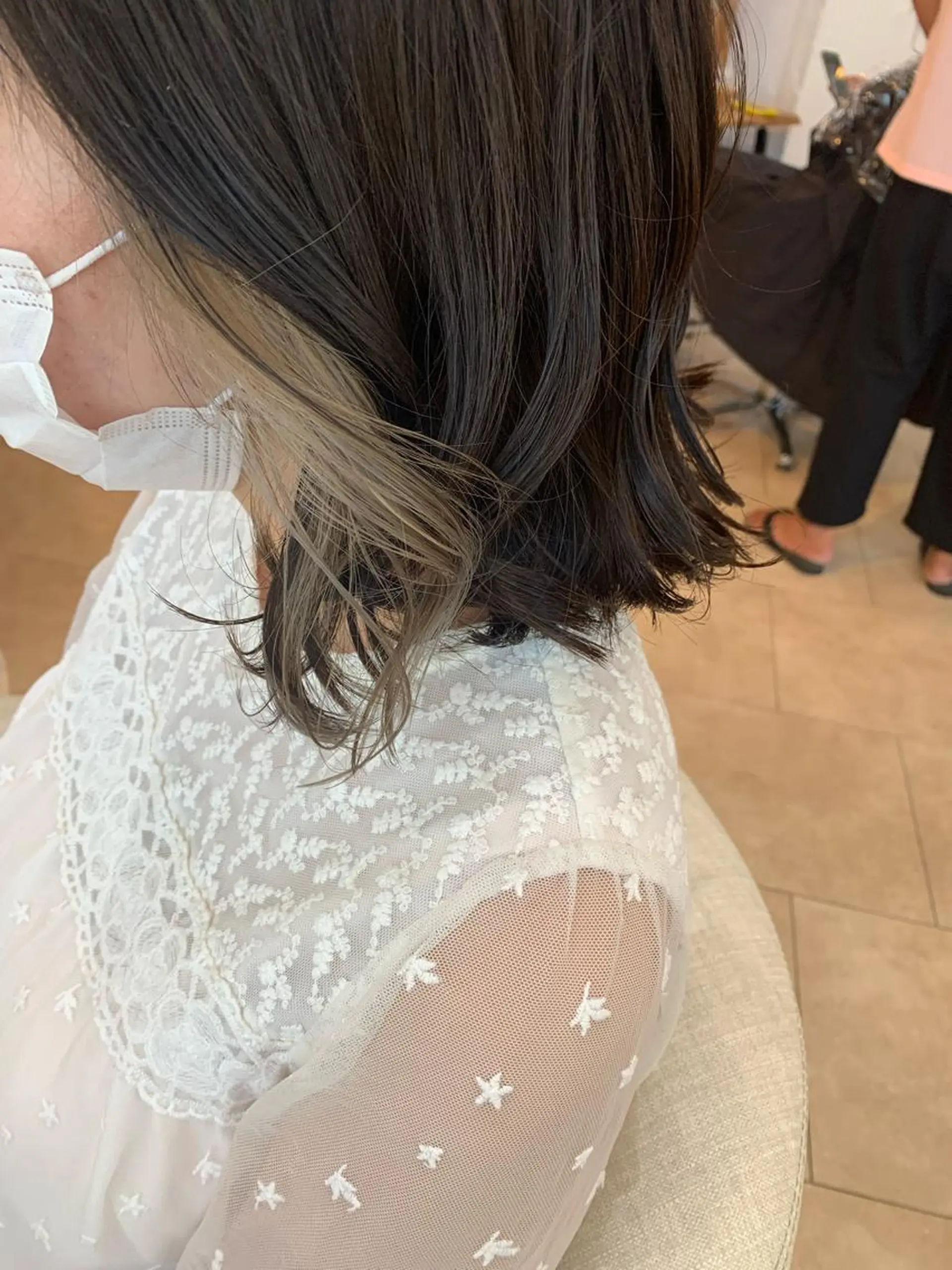 ミディアム カラー 💛ハイトーン💛 りむのヘアスタイル