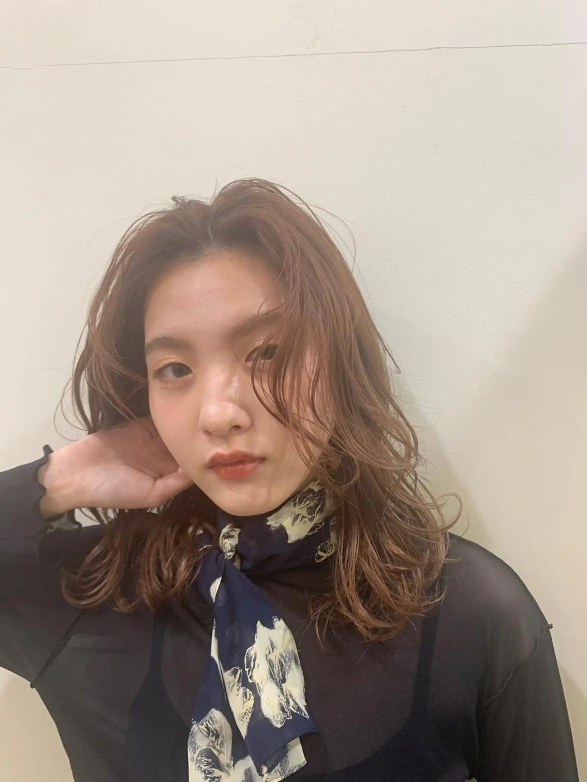 セミロング ボブ/美髪矯正 /佐藤　奈巳のヘアスタイル