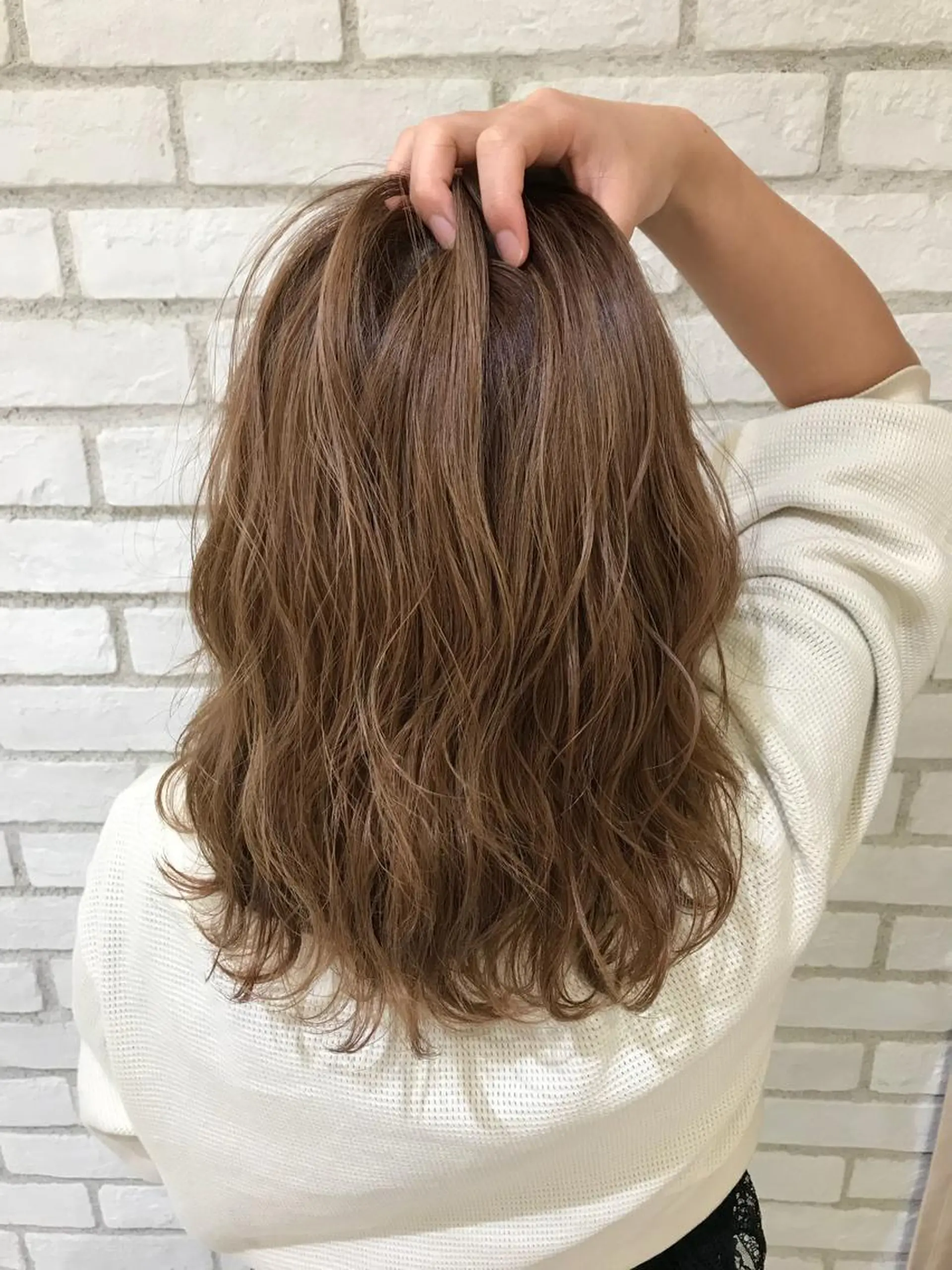 セミロング カラー 上尾/ママ美容師🫧 𝐌𝐞𝐢のヘアスタイル