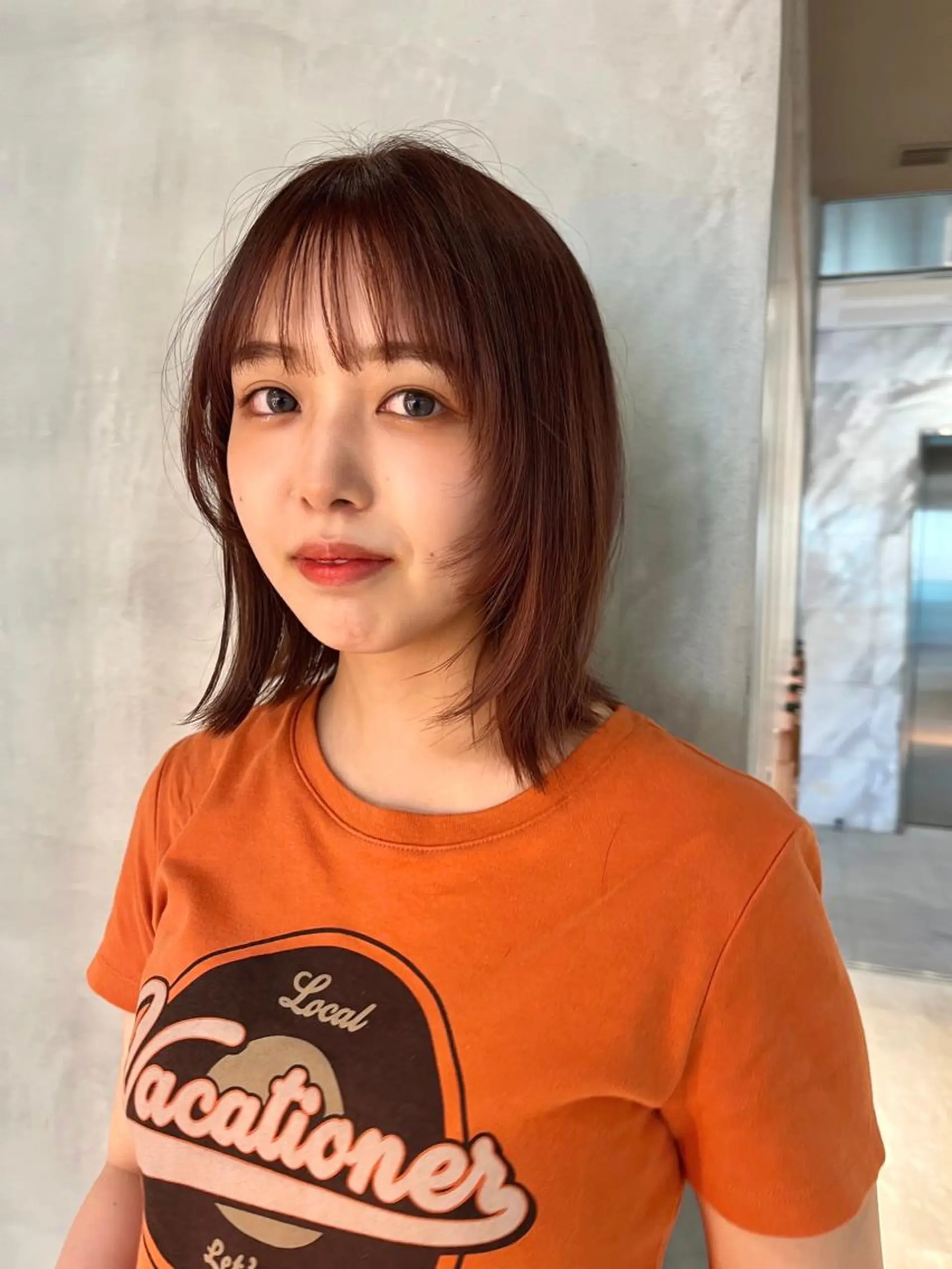 ミディアム 顔まわりレイヤー 伸ばしかけ レイヤーカット カット ボブ/髪質改善/ 艶髪❣️前髪/Noaのヘアスタイル