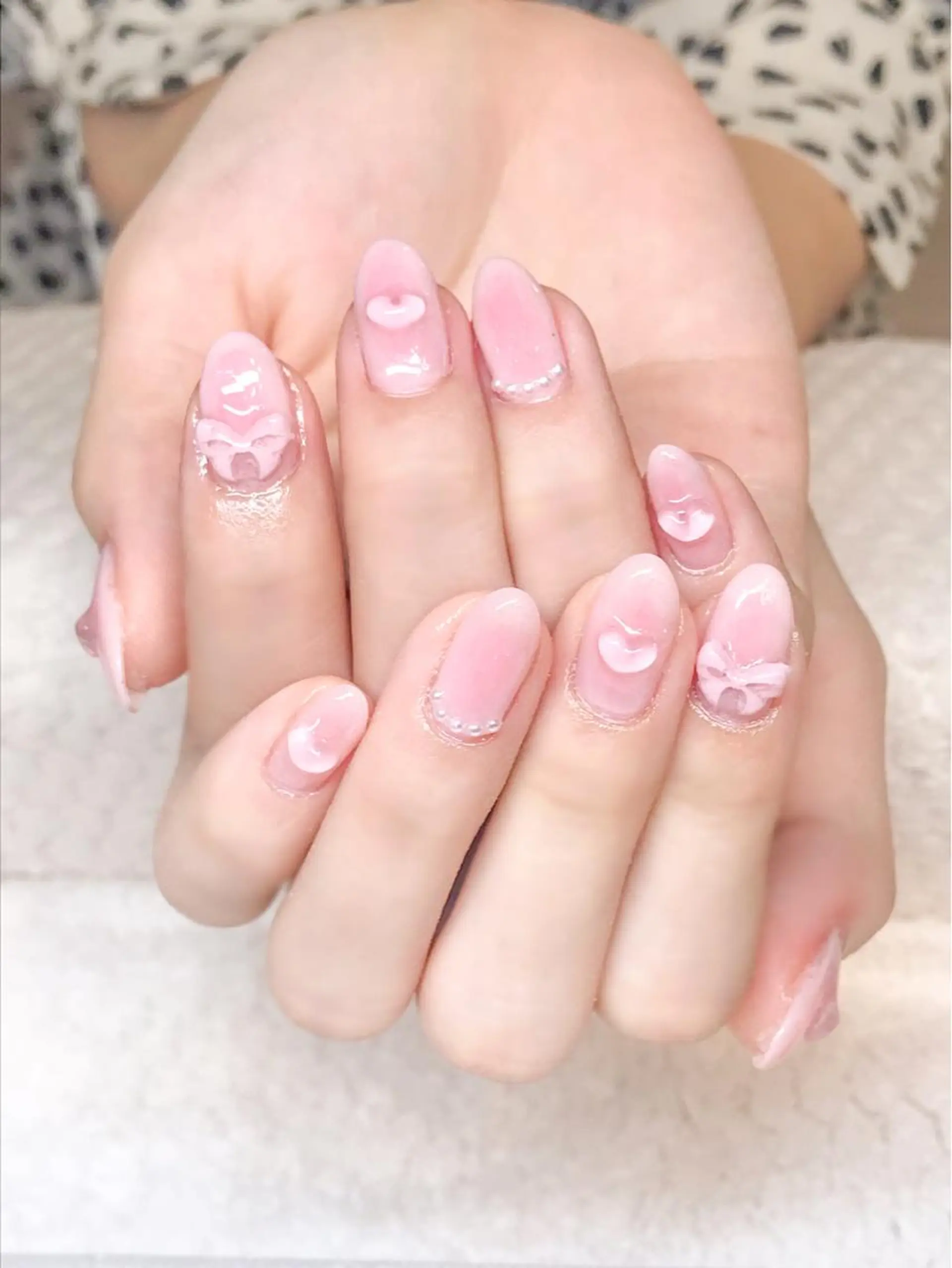 ネイル チークネイル Nyanco Nailのネイルデザイン