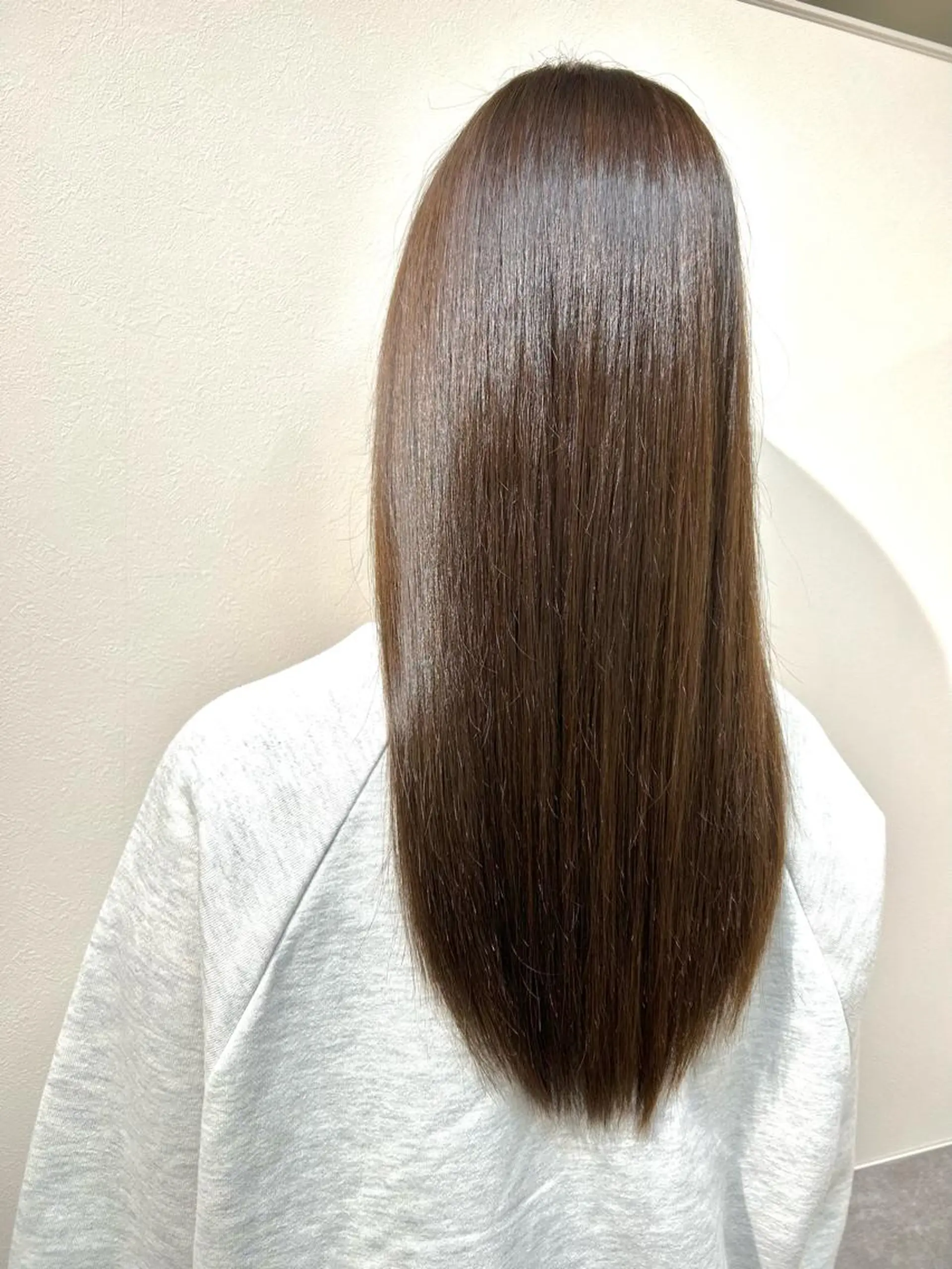 ロング カラー カット ヘアカラー トリートメント 西 めぐみのヘアスタイル