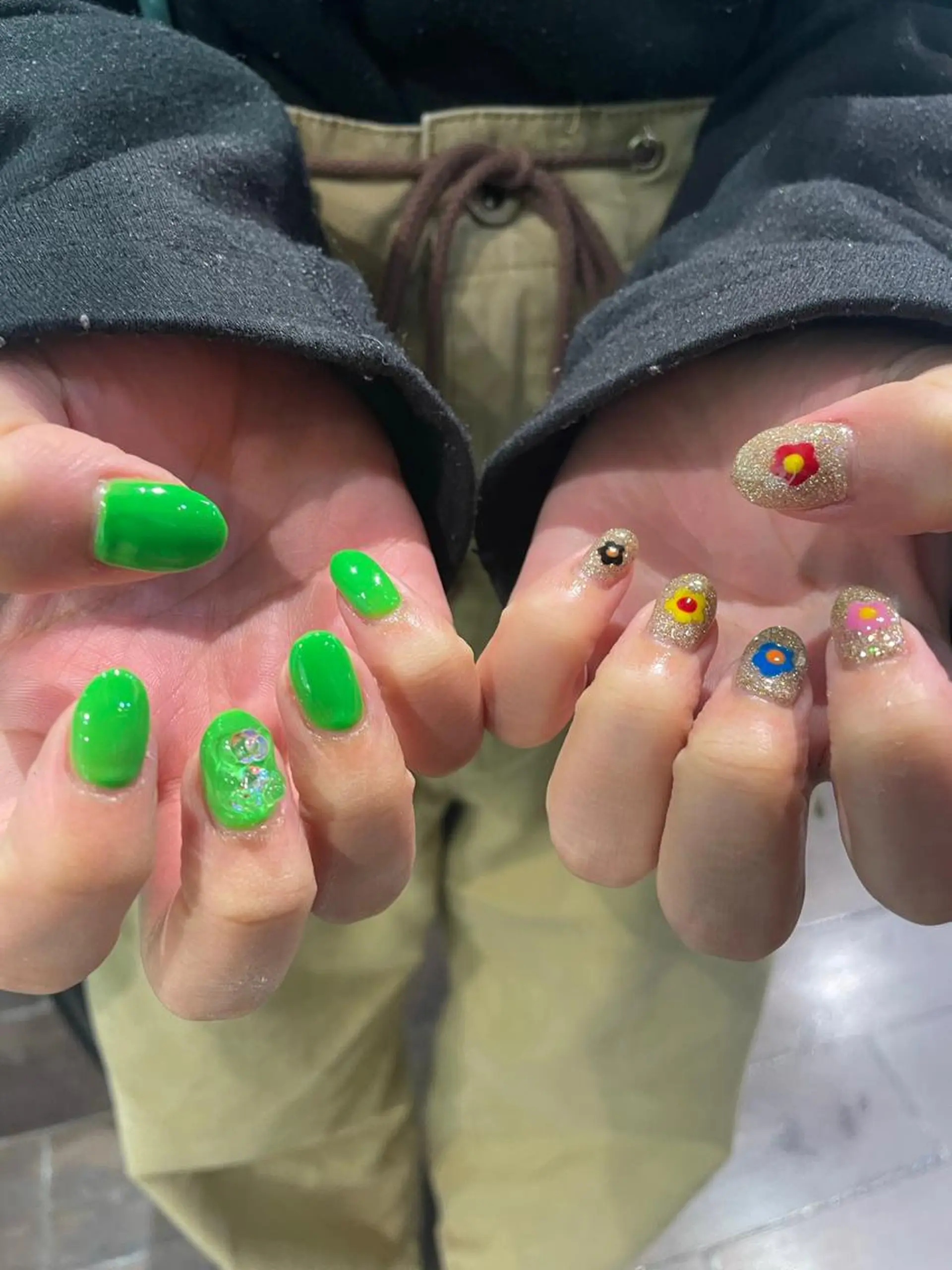 ネイル メンズネイル メンズ/艶髪/カラー サクラ🌸のヘアスタイル