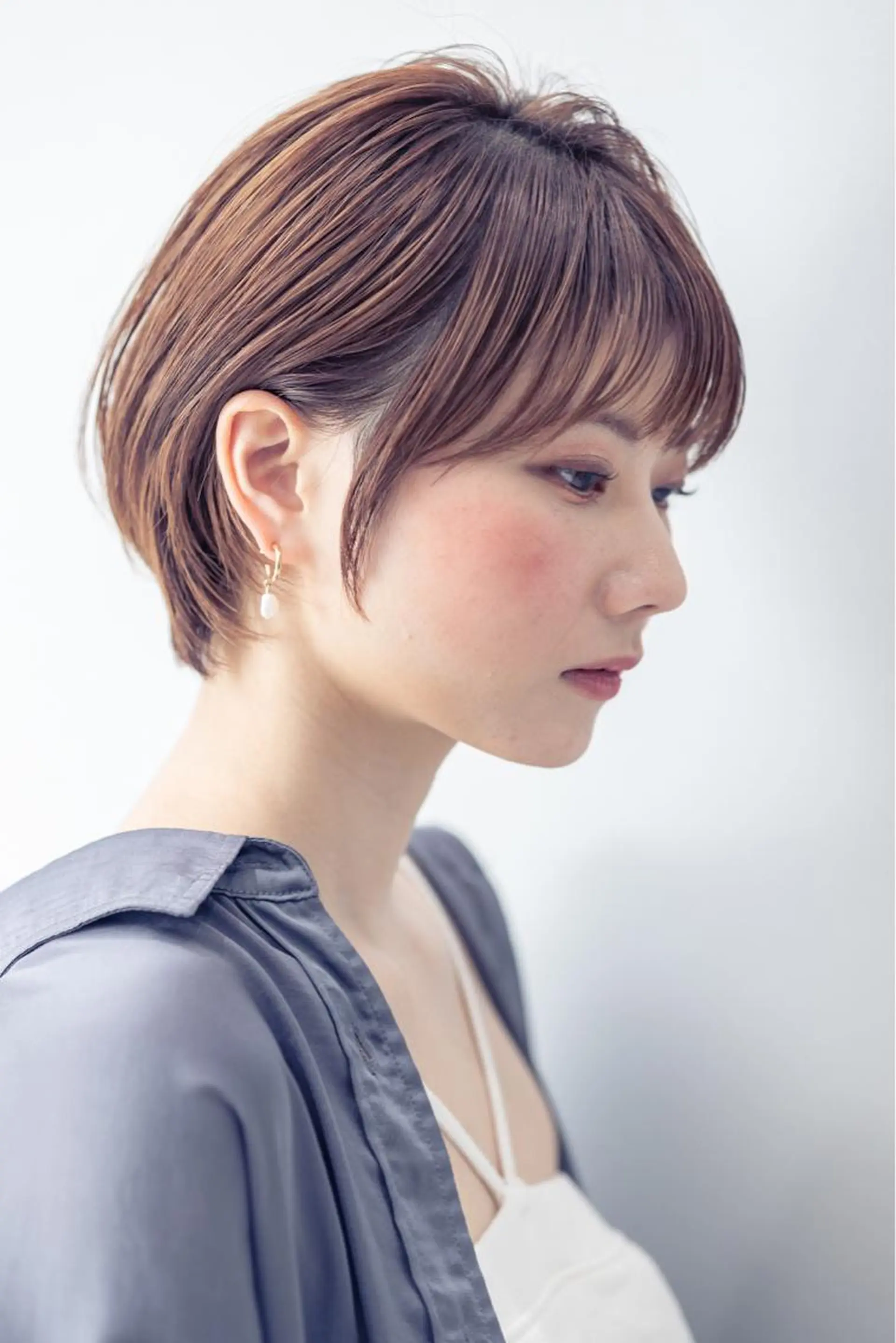 ショート コテ巻きパーマ/韓国 パーマ/佐野のヘアスタイル