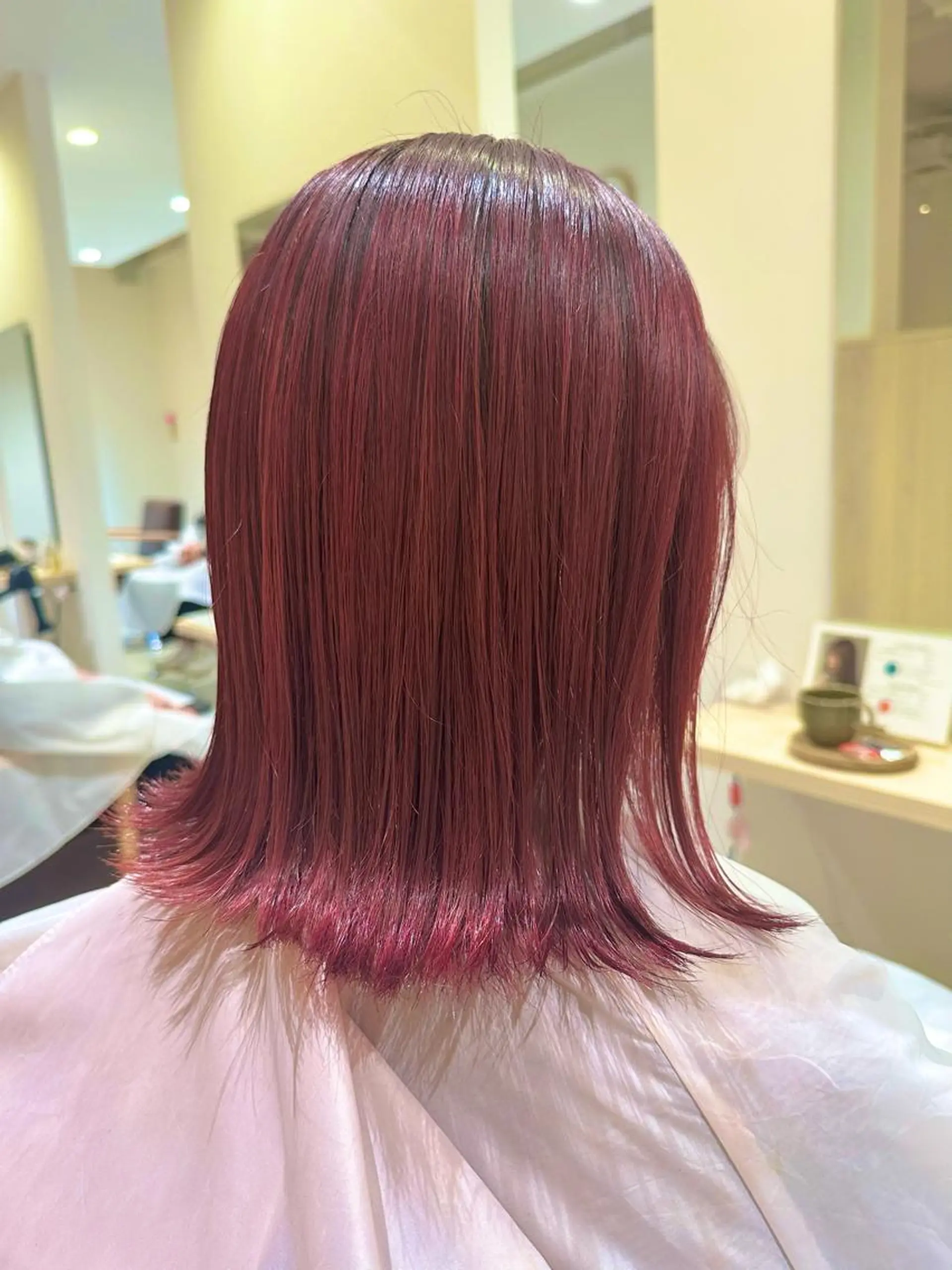 セミロング カラー Design Color🐰アユミのヘアスタイル