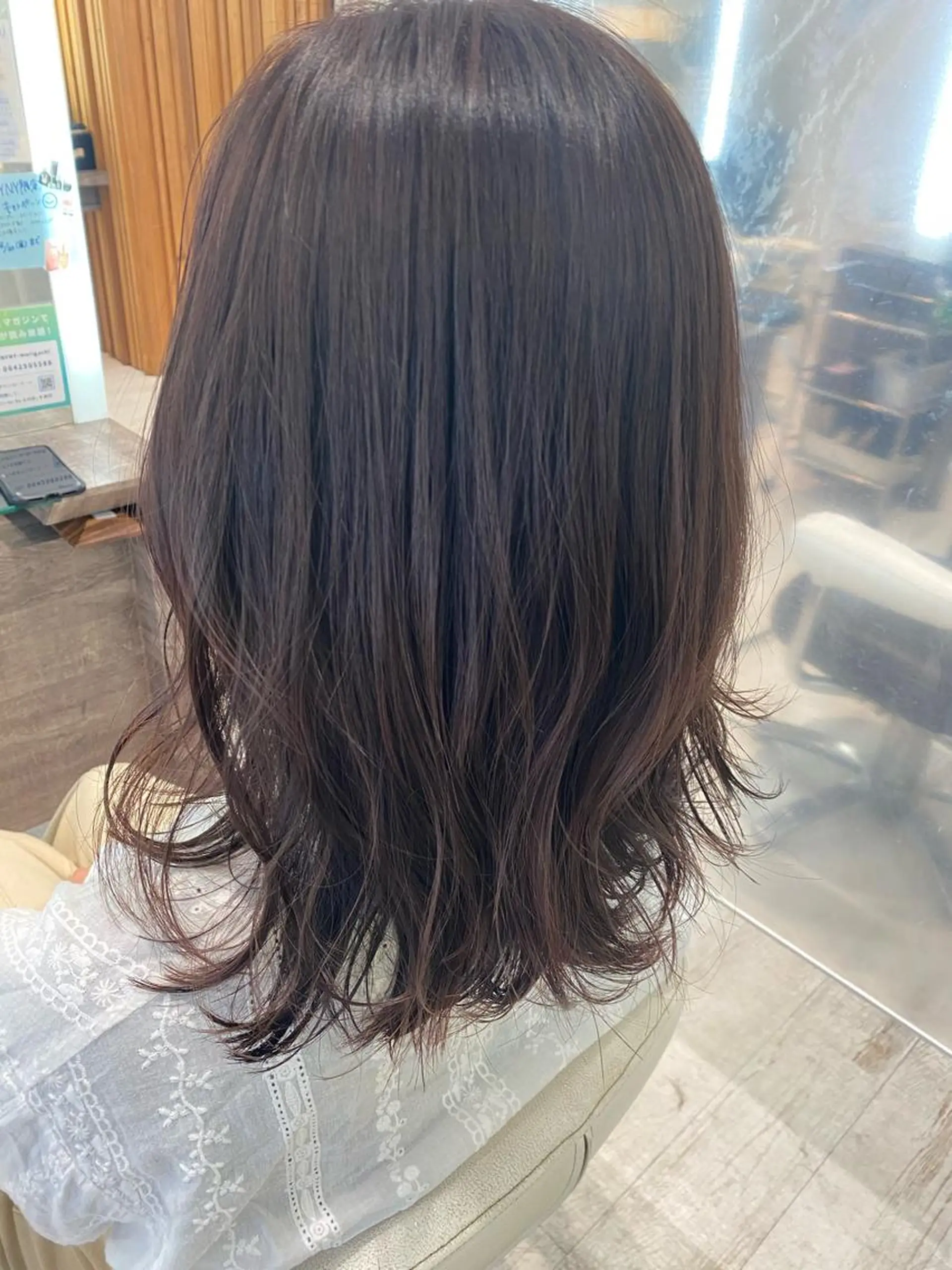 ミディアム カラー ブラウンカラー イルミナカラー ピンクカラー ピンクブラウン ショート/ボブ🌿 大野ちかのヘアスタイル
