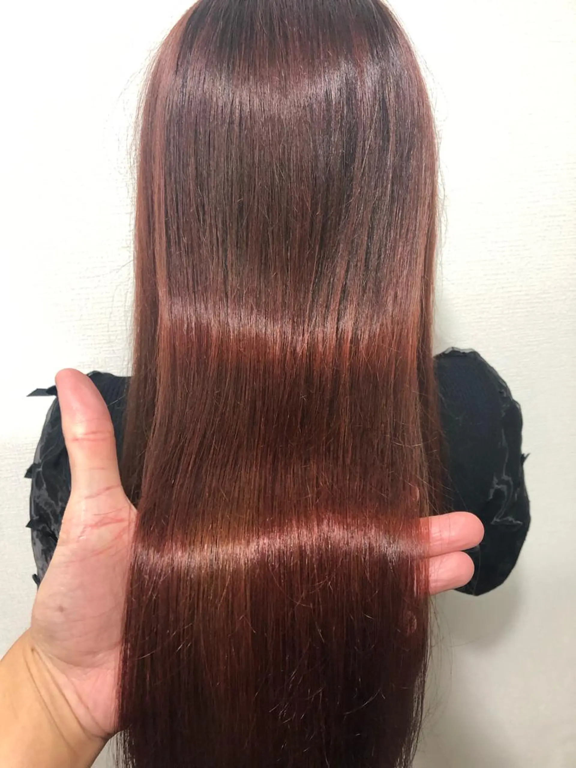 ロング カット ヘアカラー トリートメント トレヴァー デルチザンのヘアスタイル