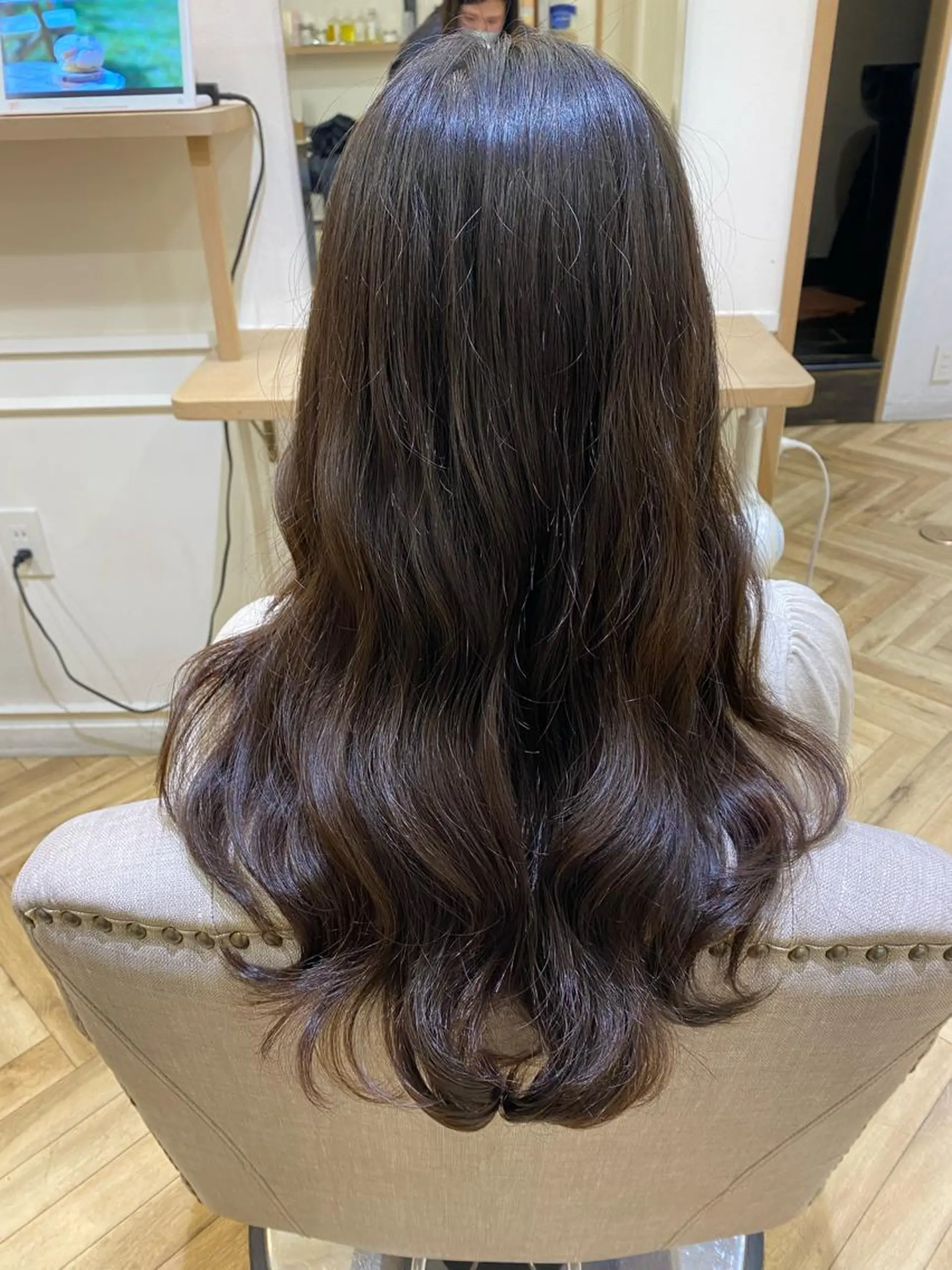 ロング 韓国風ヘア カット ヘアカラー トリートメント 韓国ヘア🇰🇷 SAYAのヘアスタイル