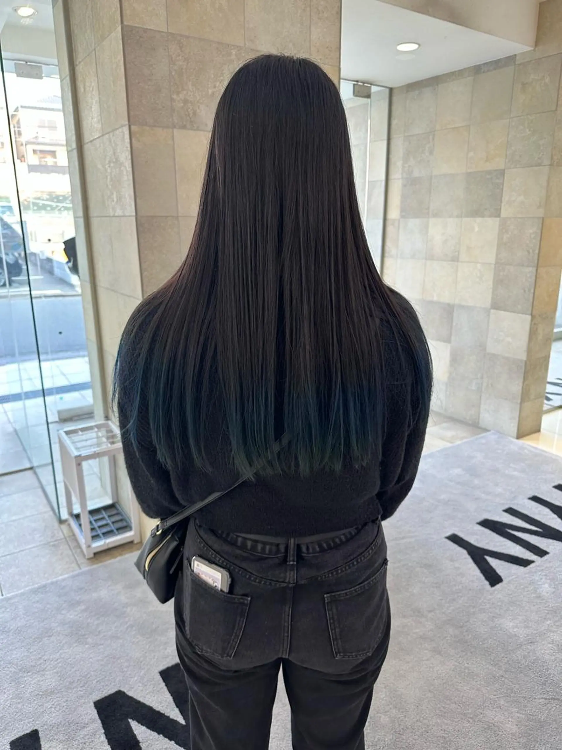 ロング カラー 田中 あかねのヘアスタイル