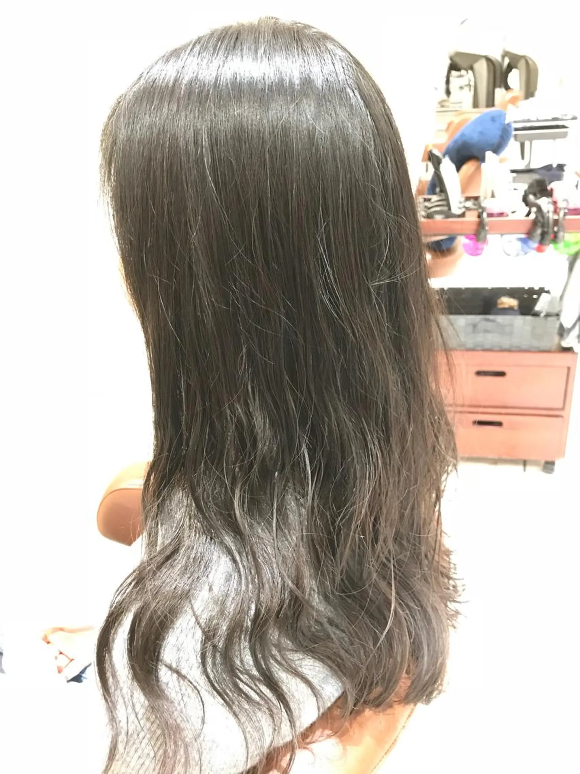 ロング パーマ ヘアアレンジ テラモト カズヨシのヘアスタイル