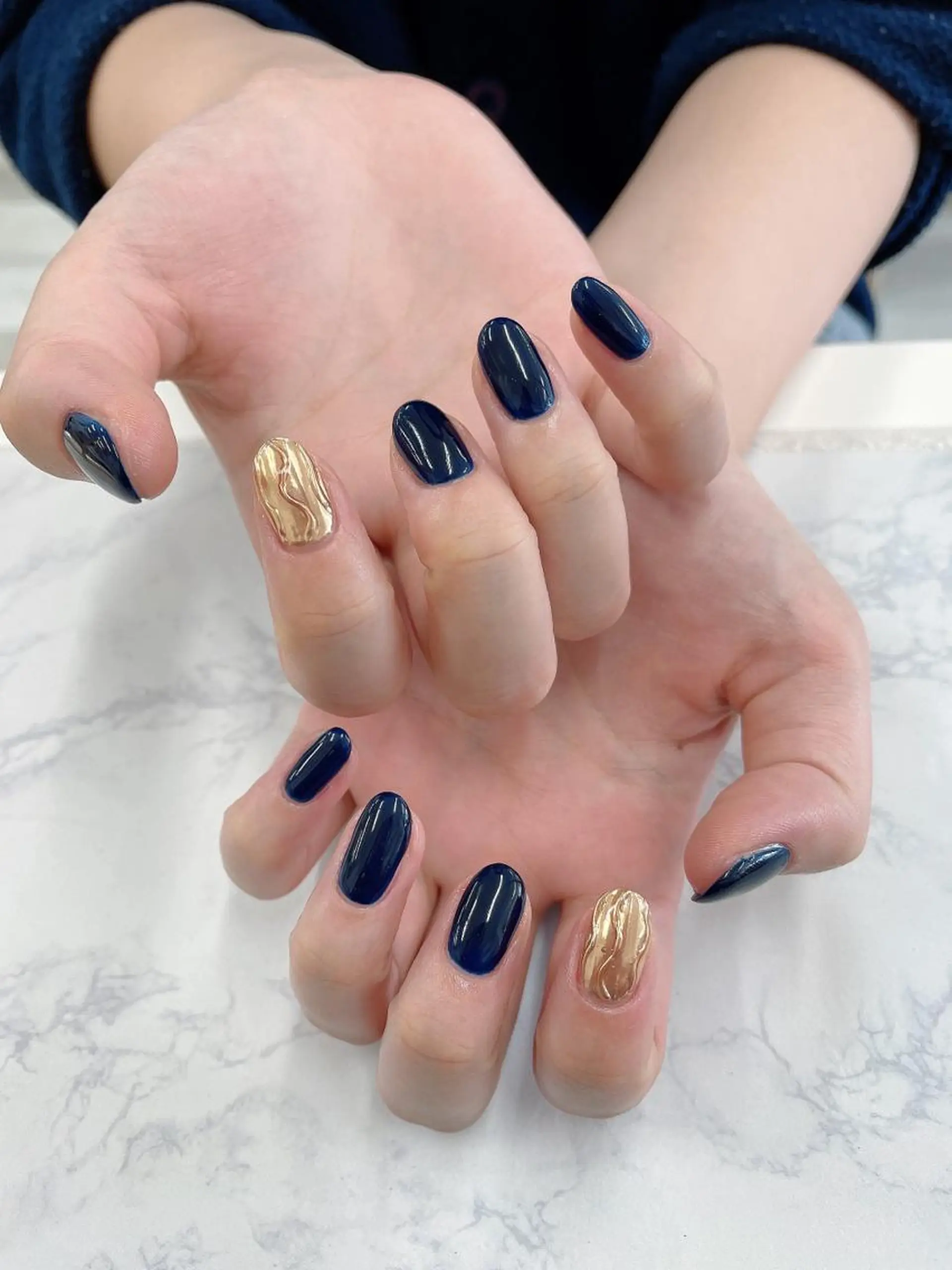 ネイル ゴールド ミラーネイル Bianca SAITO🌺のその他イメージ