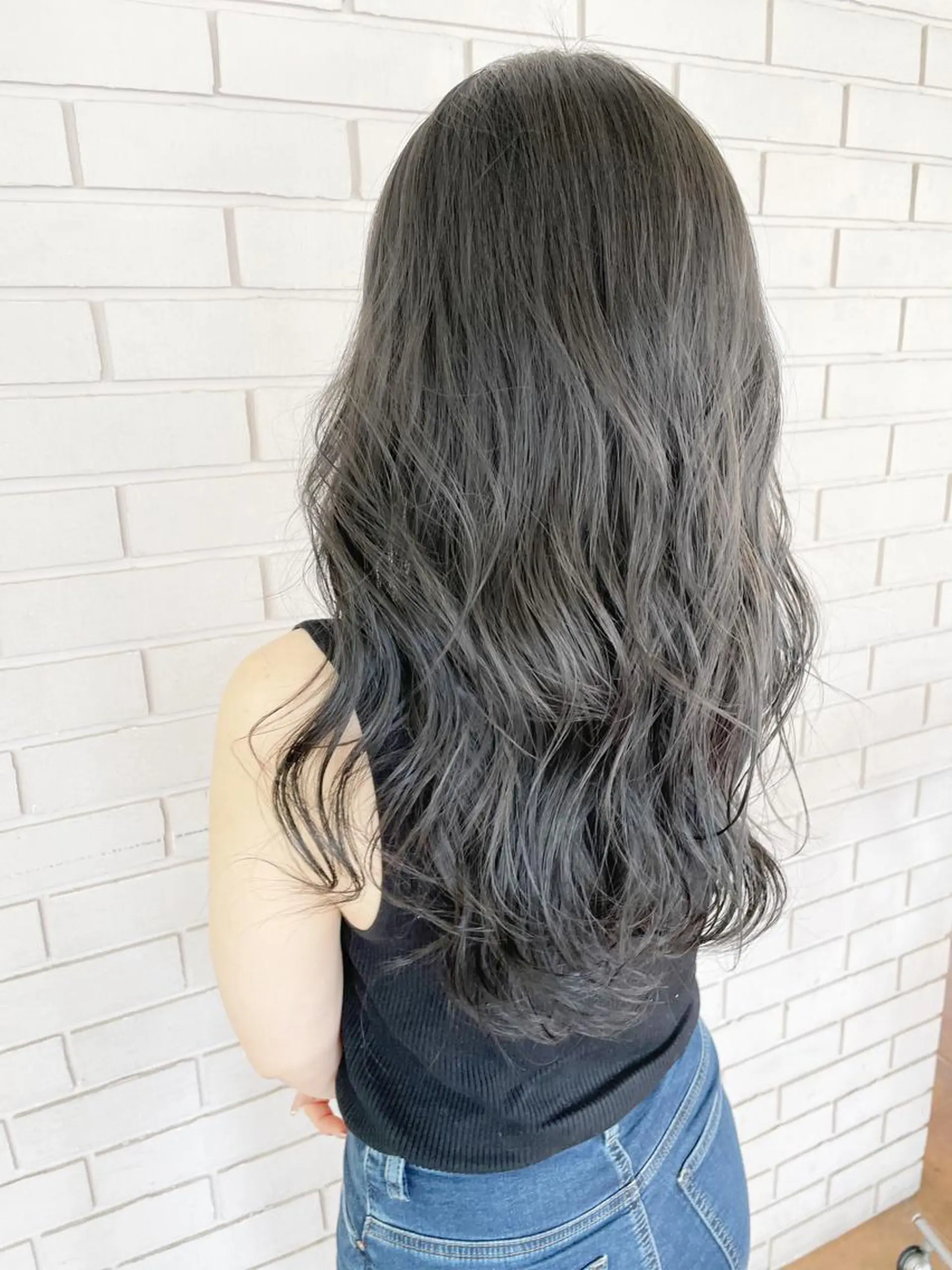ロング カラー 杉村 未来のヘアスタイル