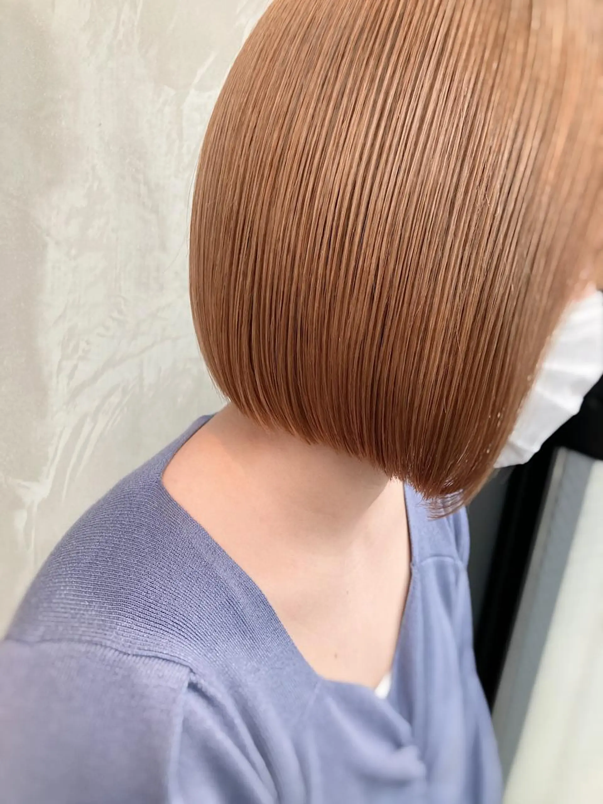 ショート 切りっぱなしボブ ボブ 波巻きスパイラルパー マ/シャドウパーマ駿のヘアスタイル