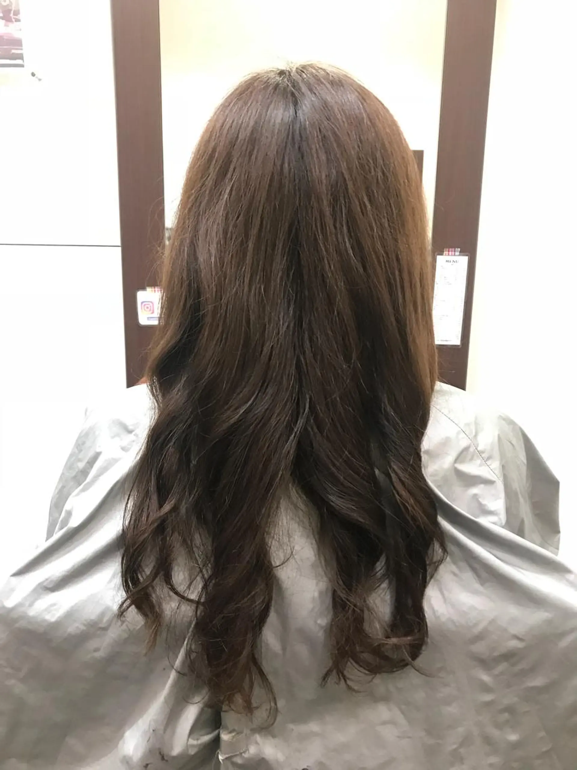 ロング カ ノのヘアスタイル