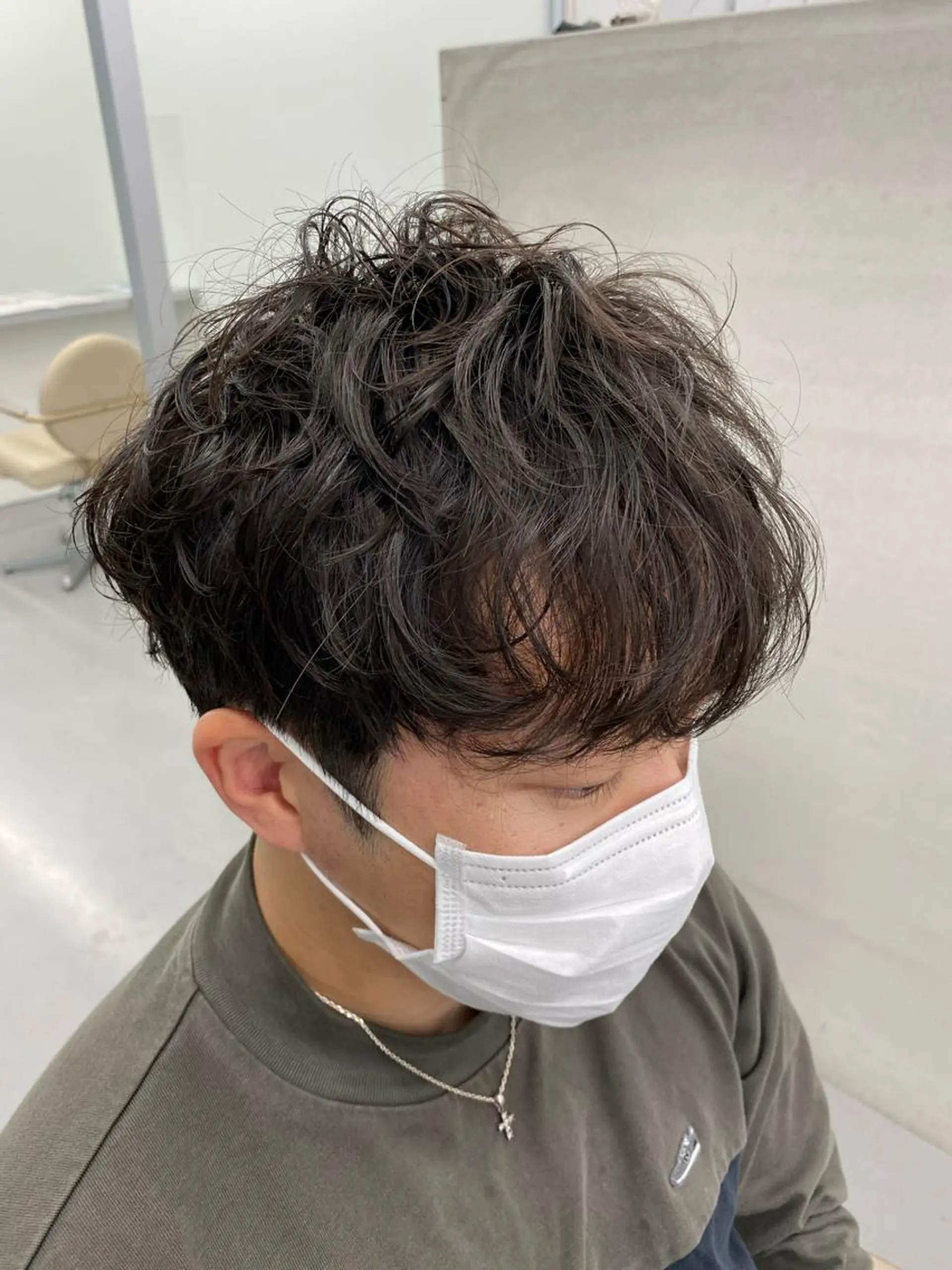 パーマ メンズ メンズパーマ 小岸 竜のヘアスタイル