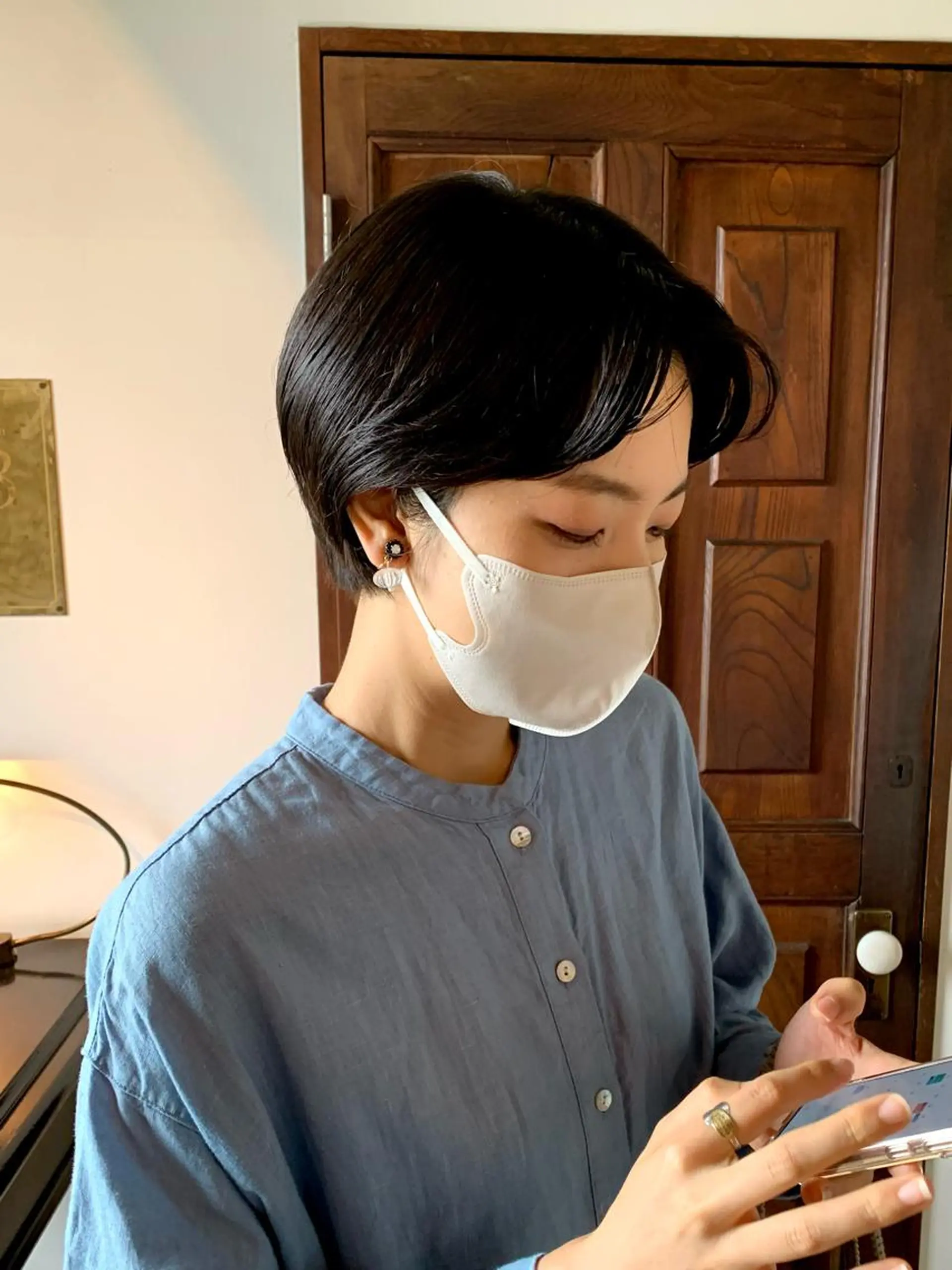 ショート カラー パーマ メンズ room3小出 奈央子のヘアスタイル